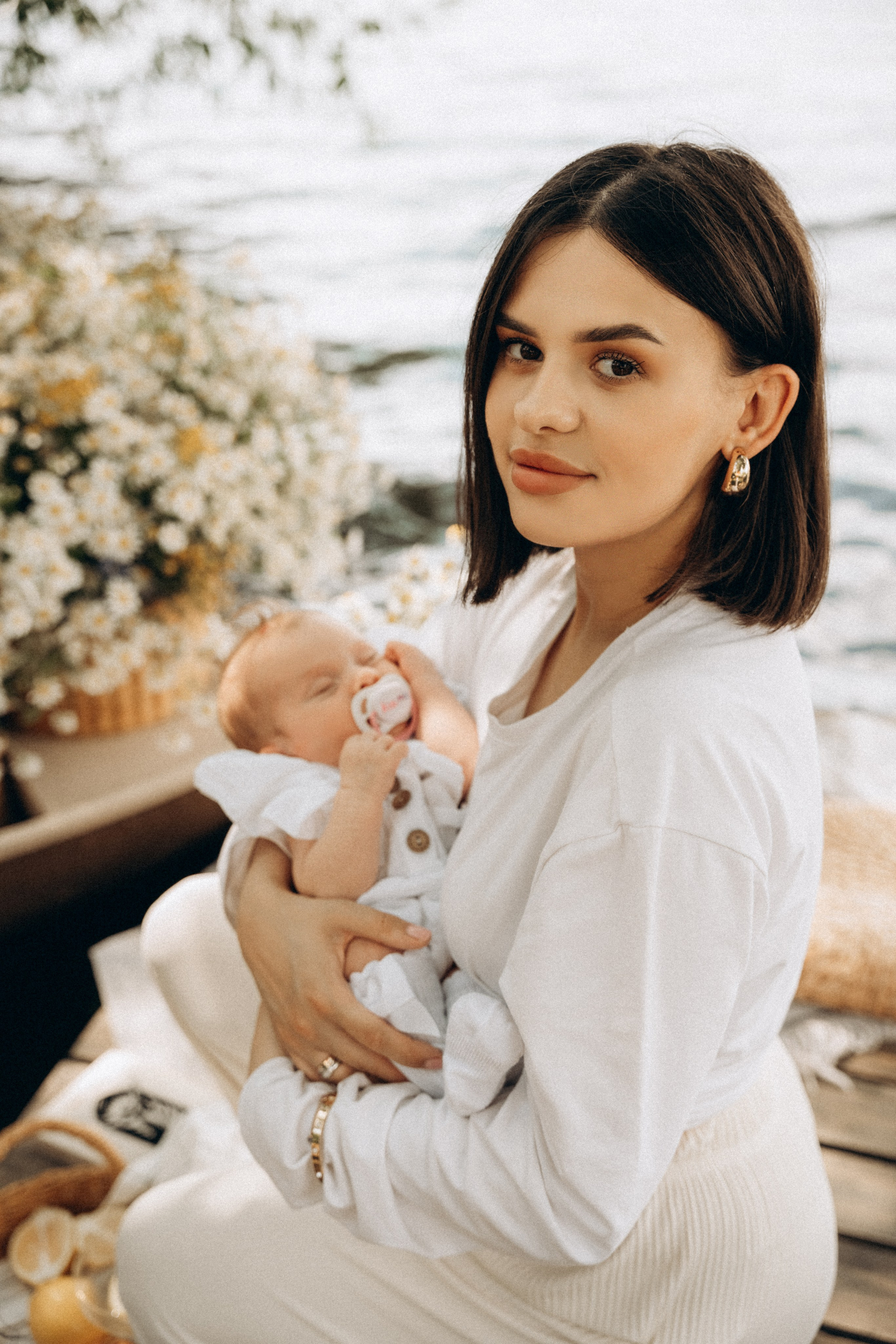 Таня и малышка Элина. Фотограф Мария Миллс | Минск