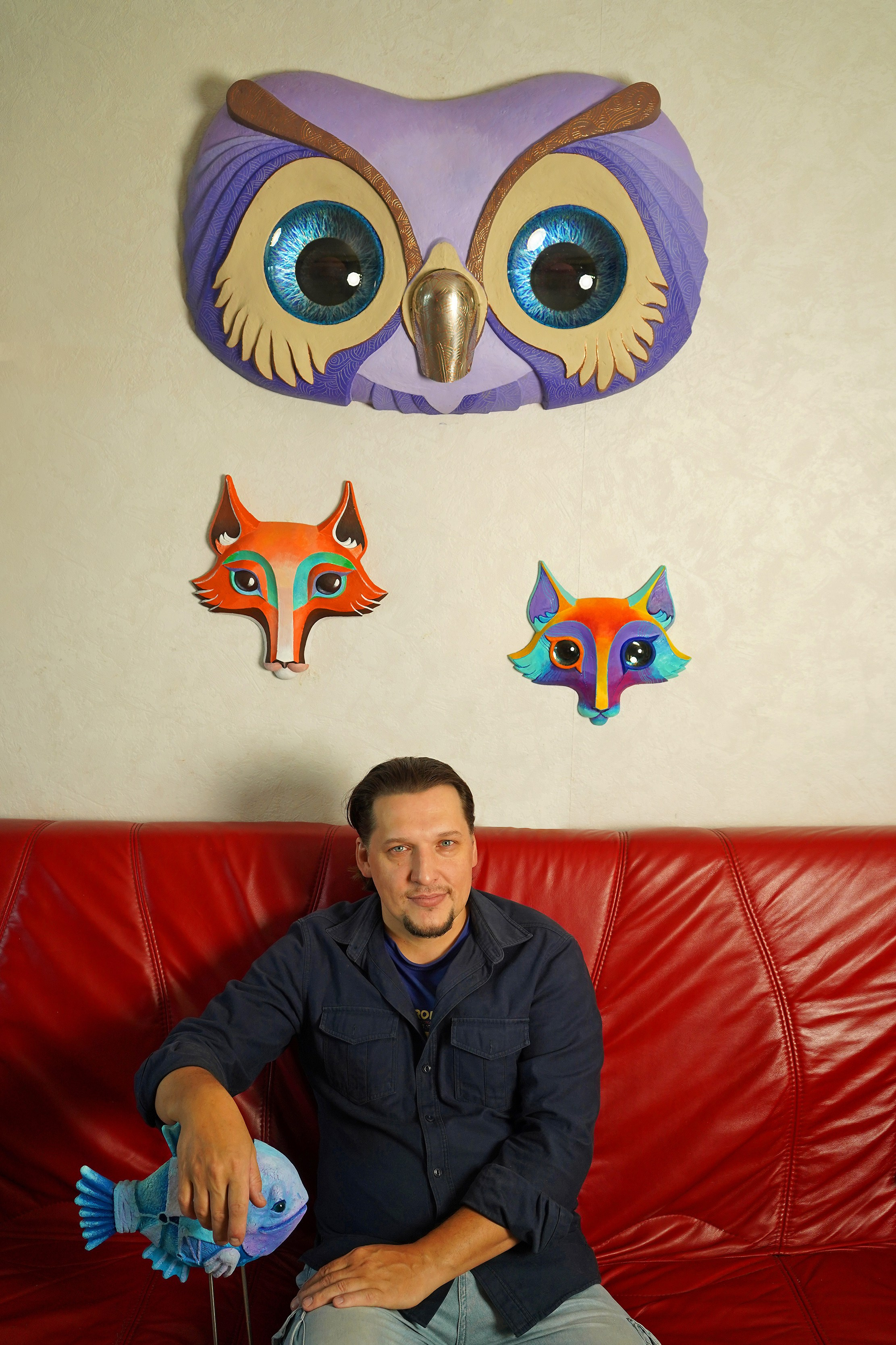 Мудрая сова. Скульптор в Екатеринбурге Лобанов Сергей