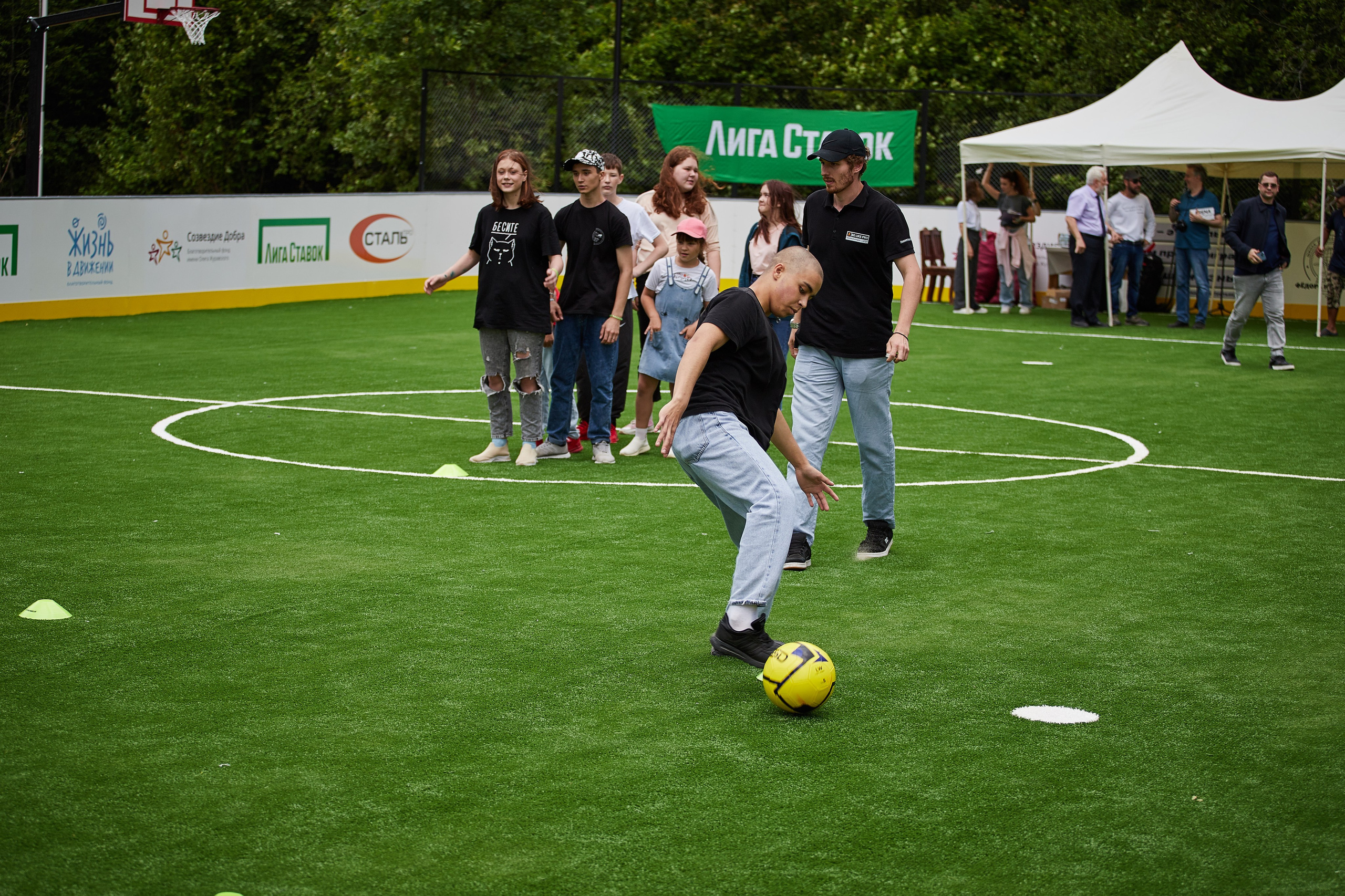 Открытие хоккейной площадки с Федором Конюховым. Репортажный Фотограф