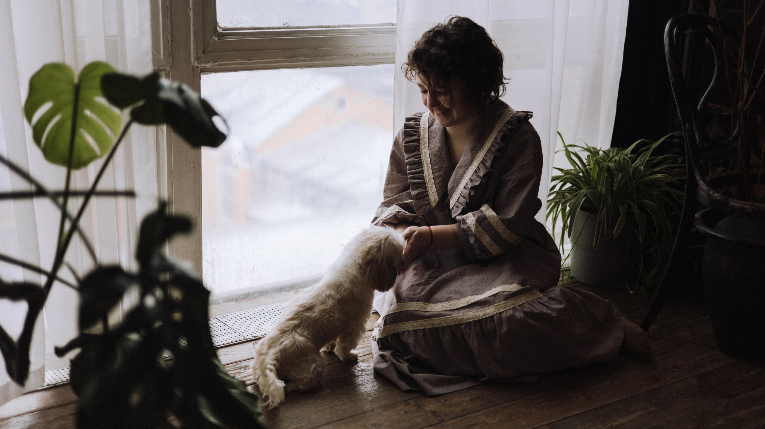 Ирина и Винни. Фотограф-анималист Богданова Полина