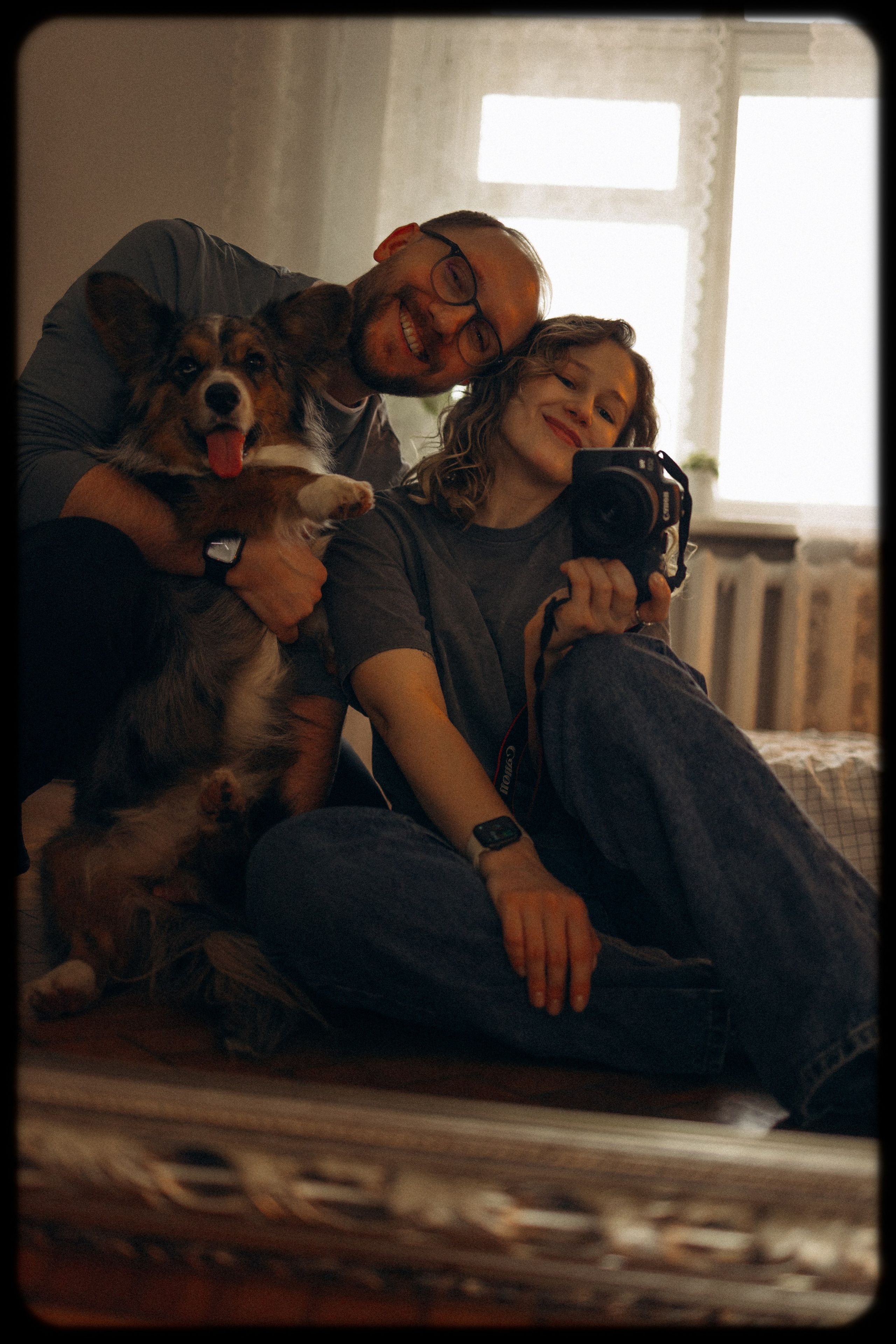 Вероника, Илья и Фаня. Фотораф — анималист Мария Шистка