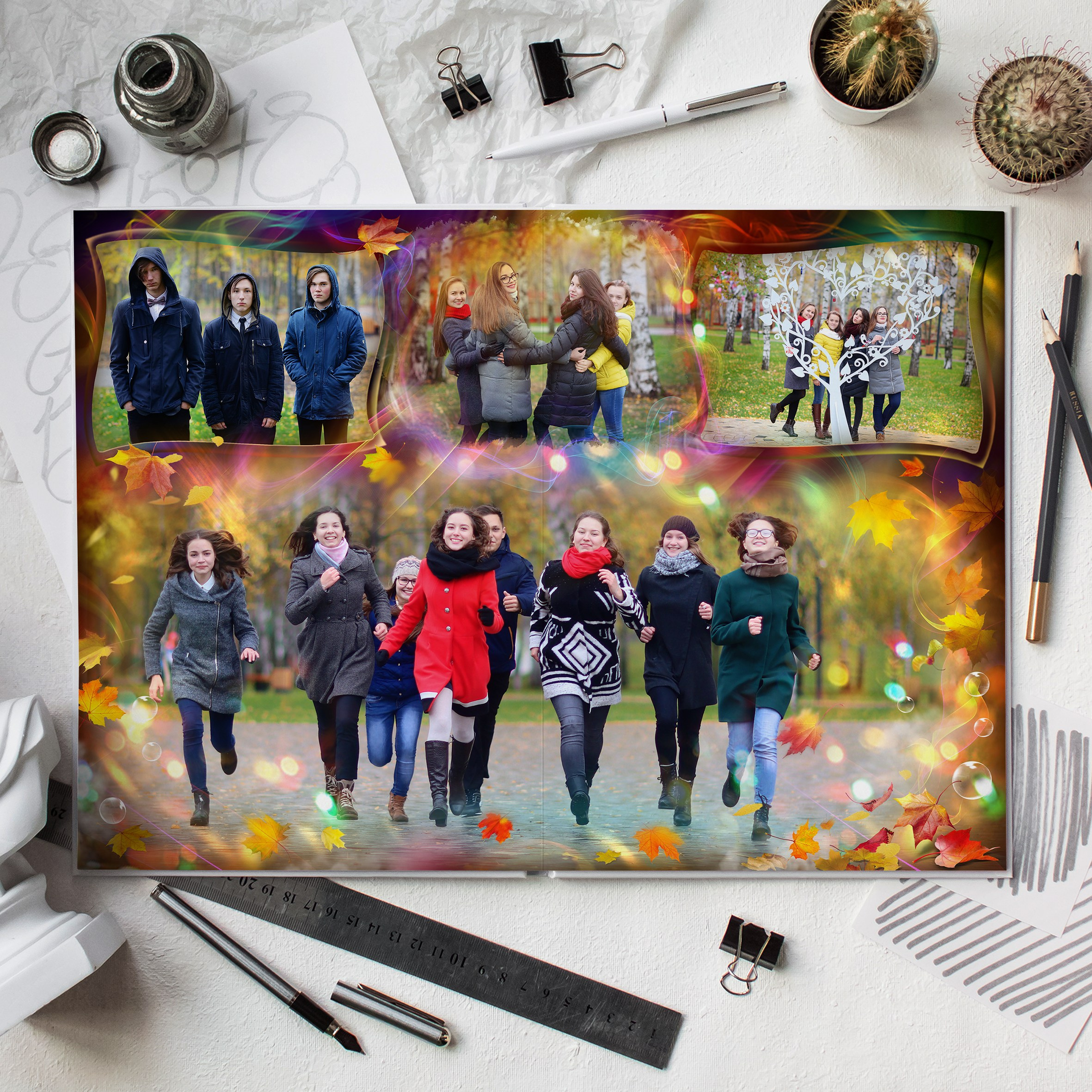 Ночной город. Современные выпускные альбомы. Мы делаем не просто альбомы, а стильные фотокниги