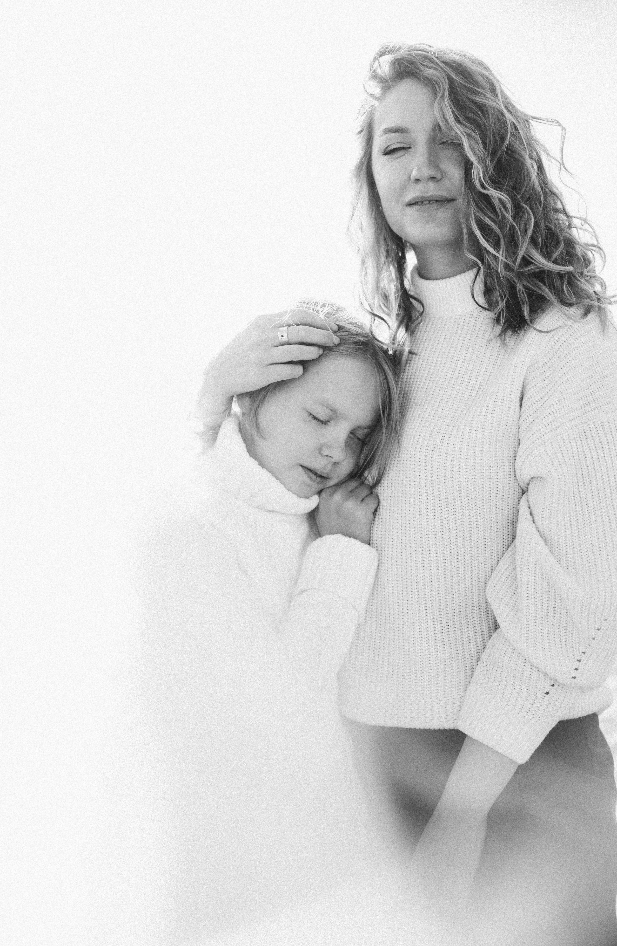 Таня с дочей. Семейный и портретный фотограф в Новосибирске Мария Хлебус