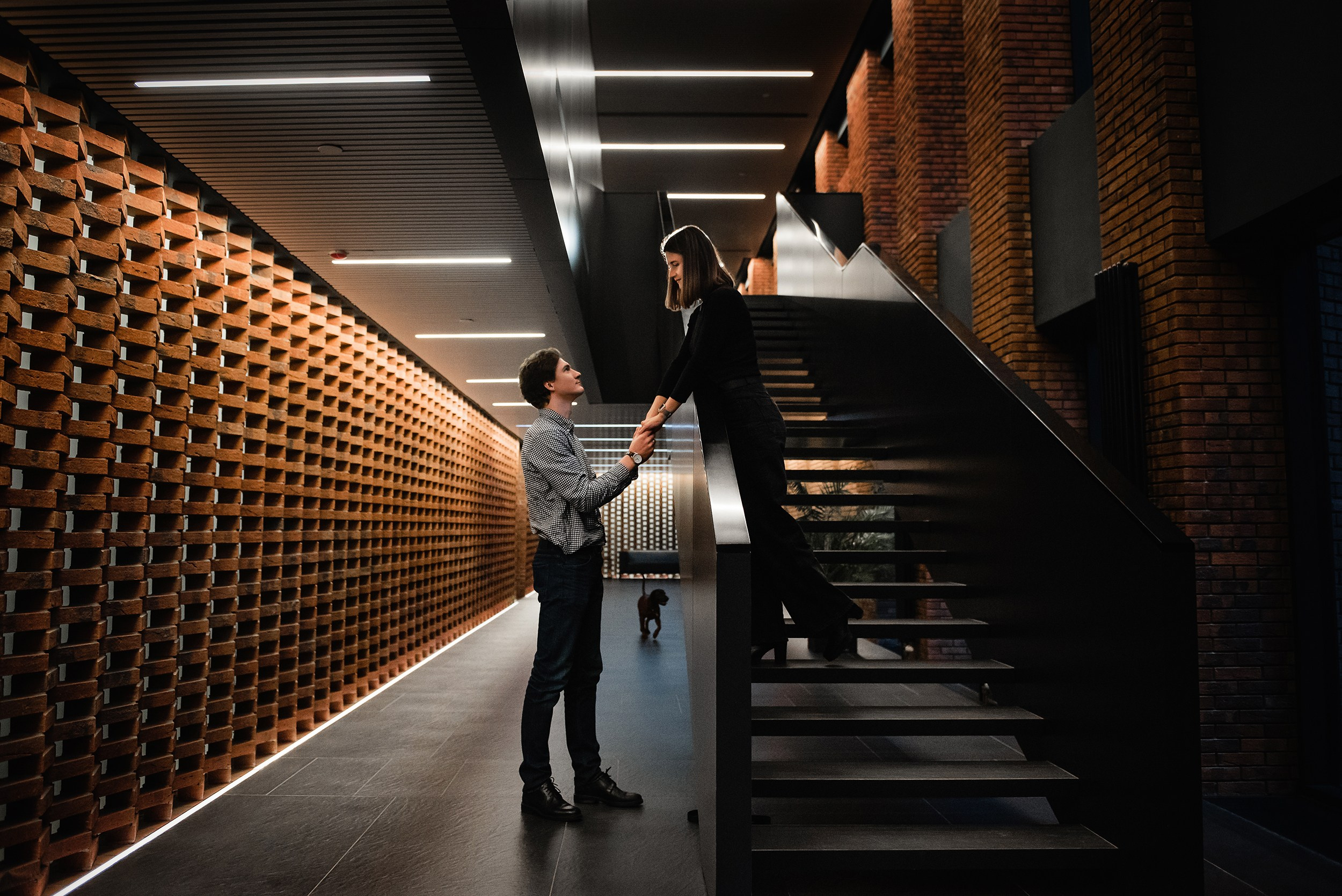 Катя, Дима и Дакота. Городская Love Story. Семейный Фотограф в Москве Ирина Хохлова