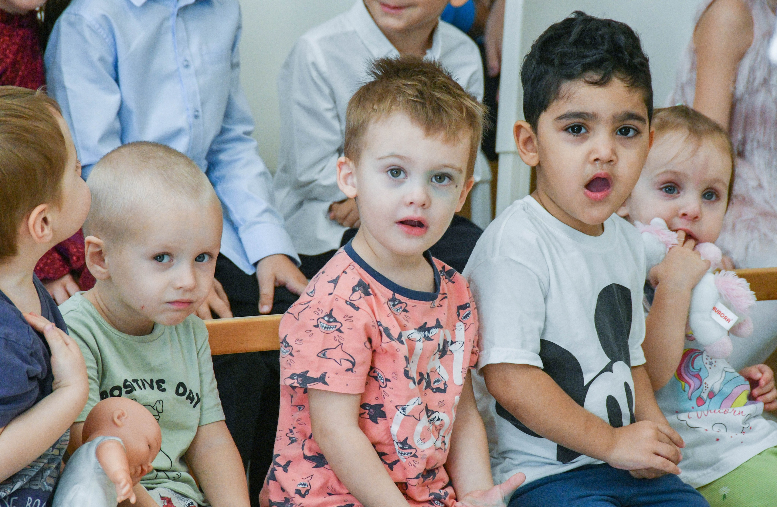 2023 г. День дошкольного работника и прогулка. Репортажный и детский фотограф в Новосибирске