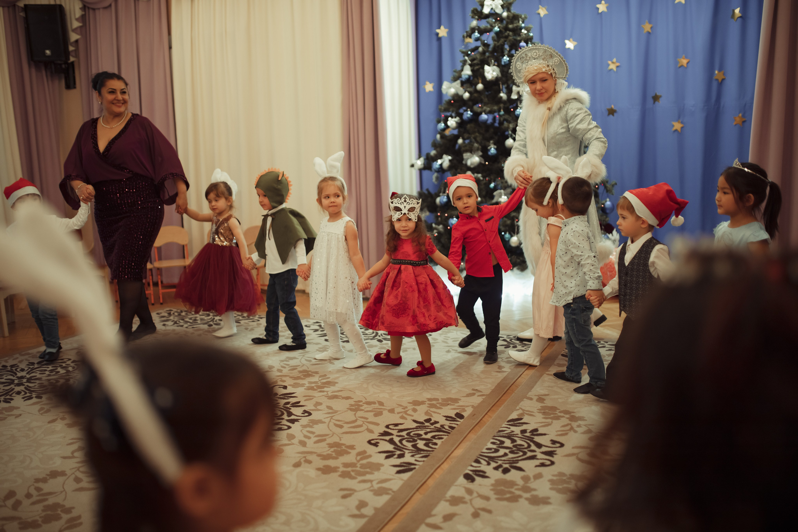 Новогодний утренник в детском саду. Семейный и детский фотограф в Москве Дорогова Екатерина