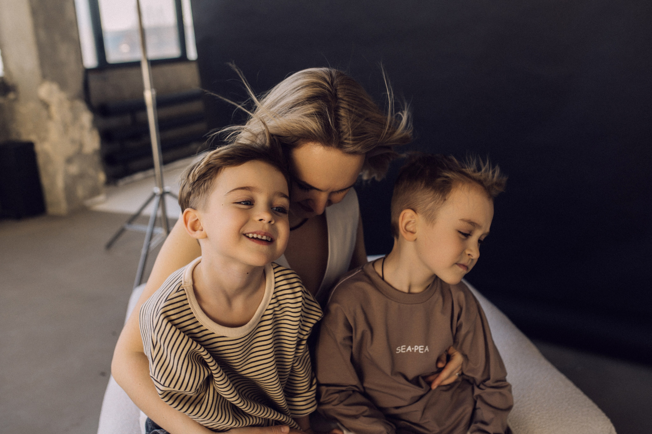 Ира, Дима, Демид и Мирон. Фотограф Мария Стрелкова