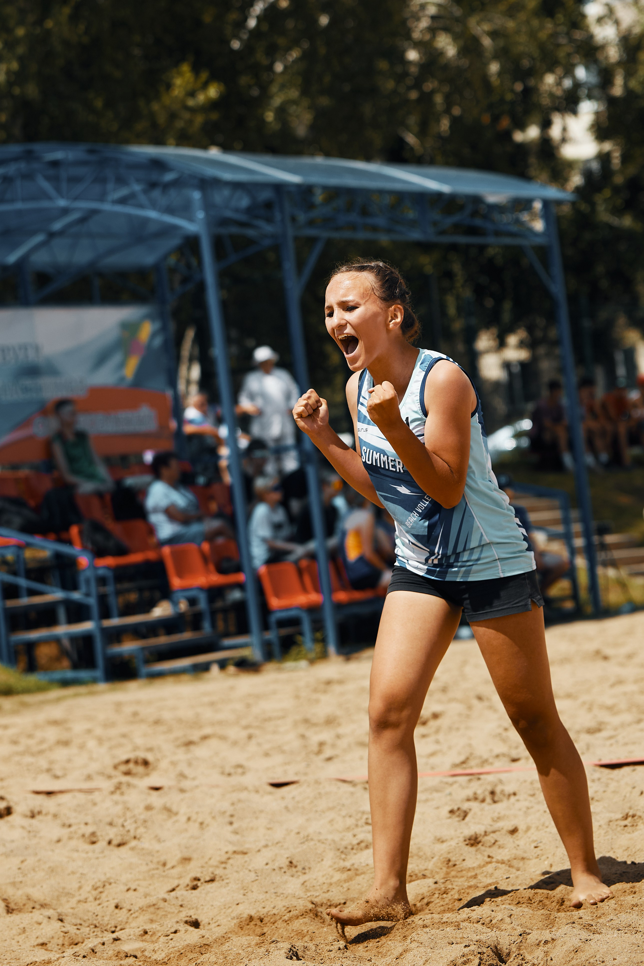 Один день соревнований по пляжному волейболу