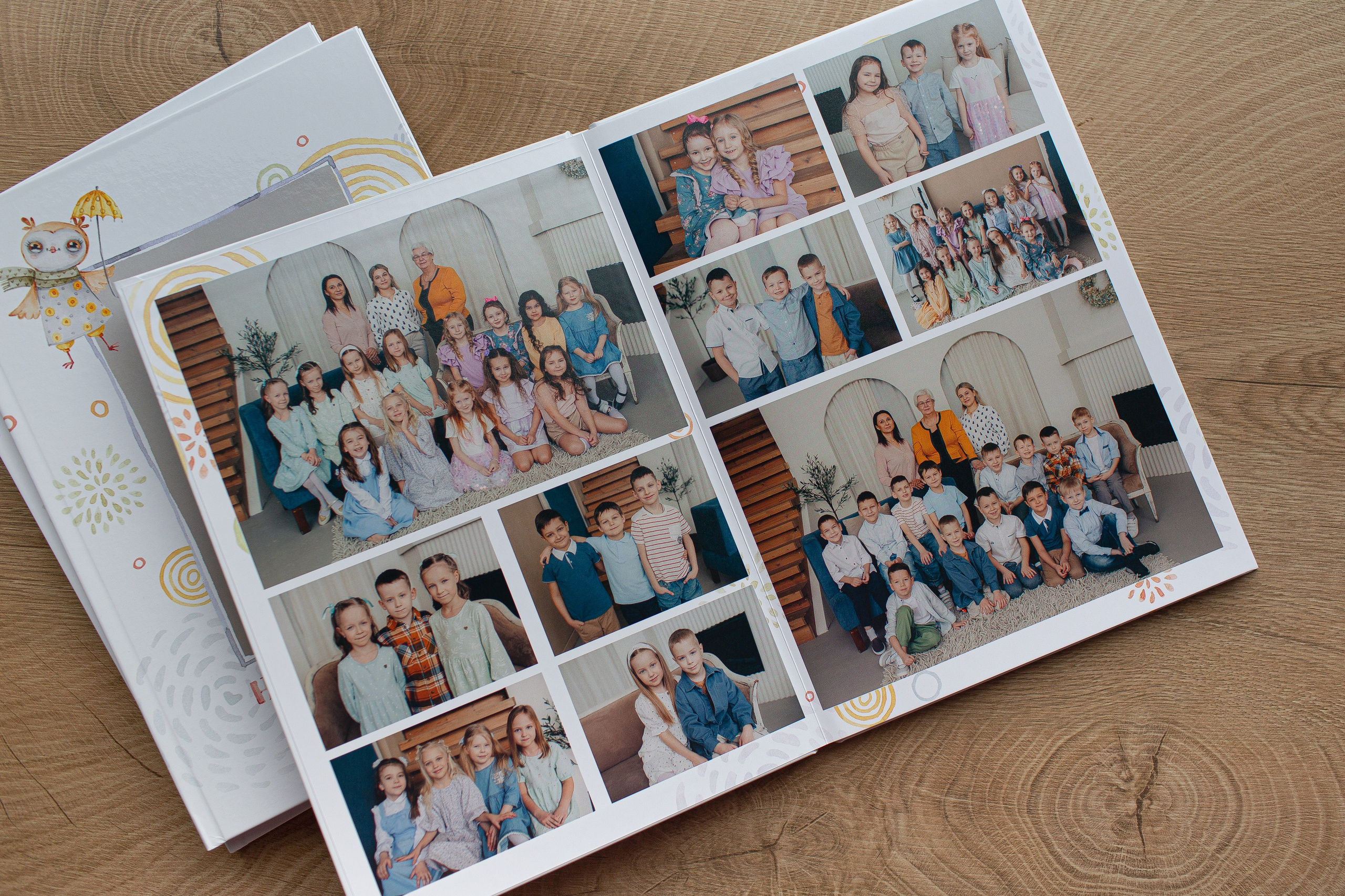 Выпускные фотокниги для детского сада. Фотограф Евгения Мальцева, Архангельск