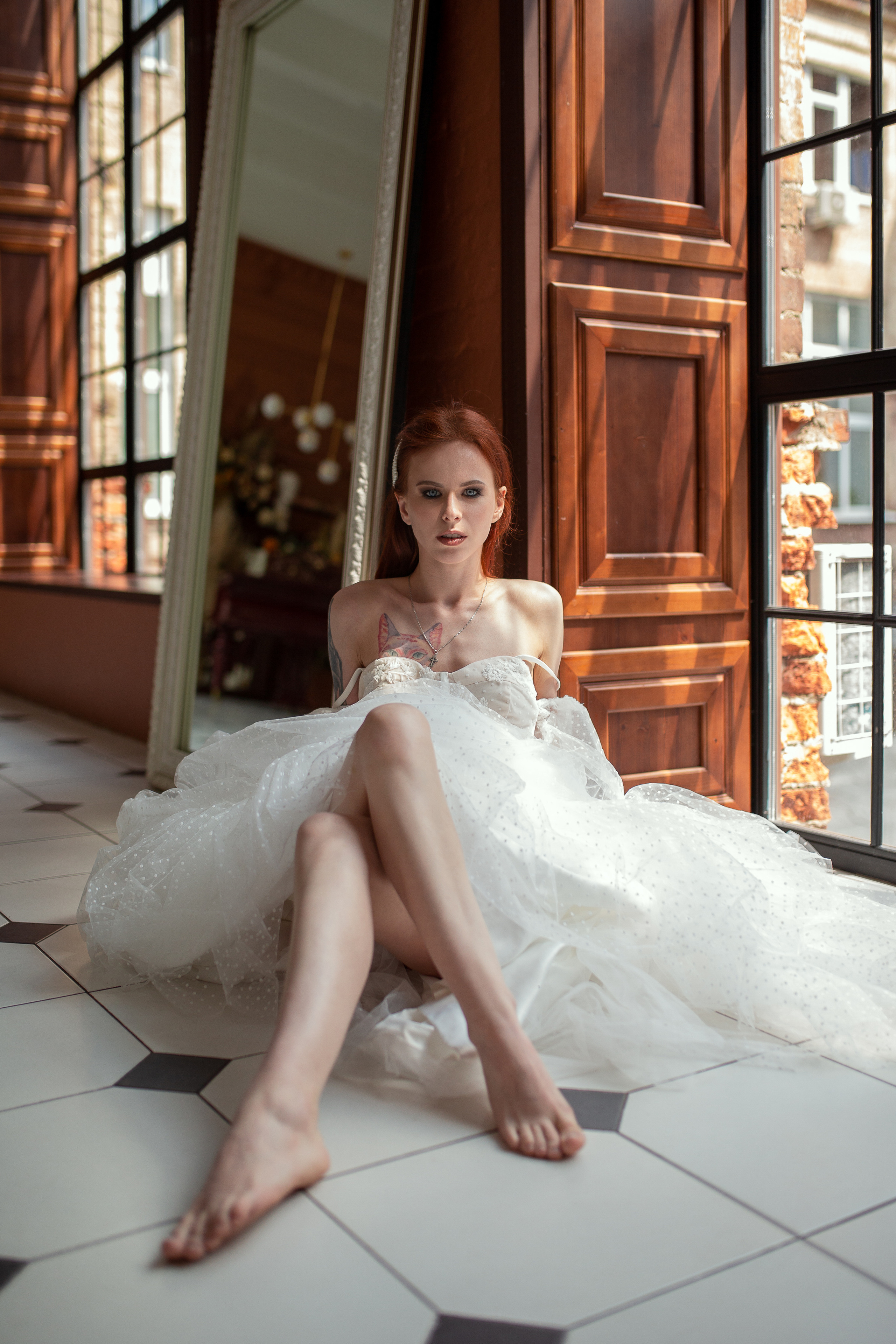 Екатерина. Белое платье & чёрные кеды. Детский семейный фотограф в г. Москве Жанна Трофимова