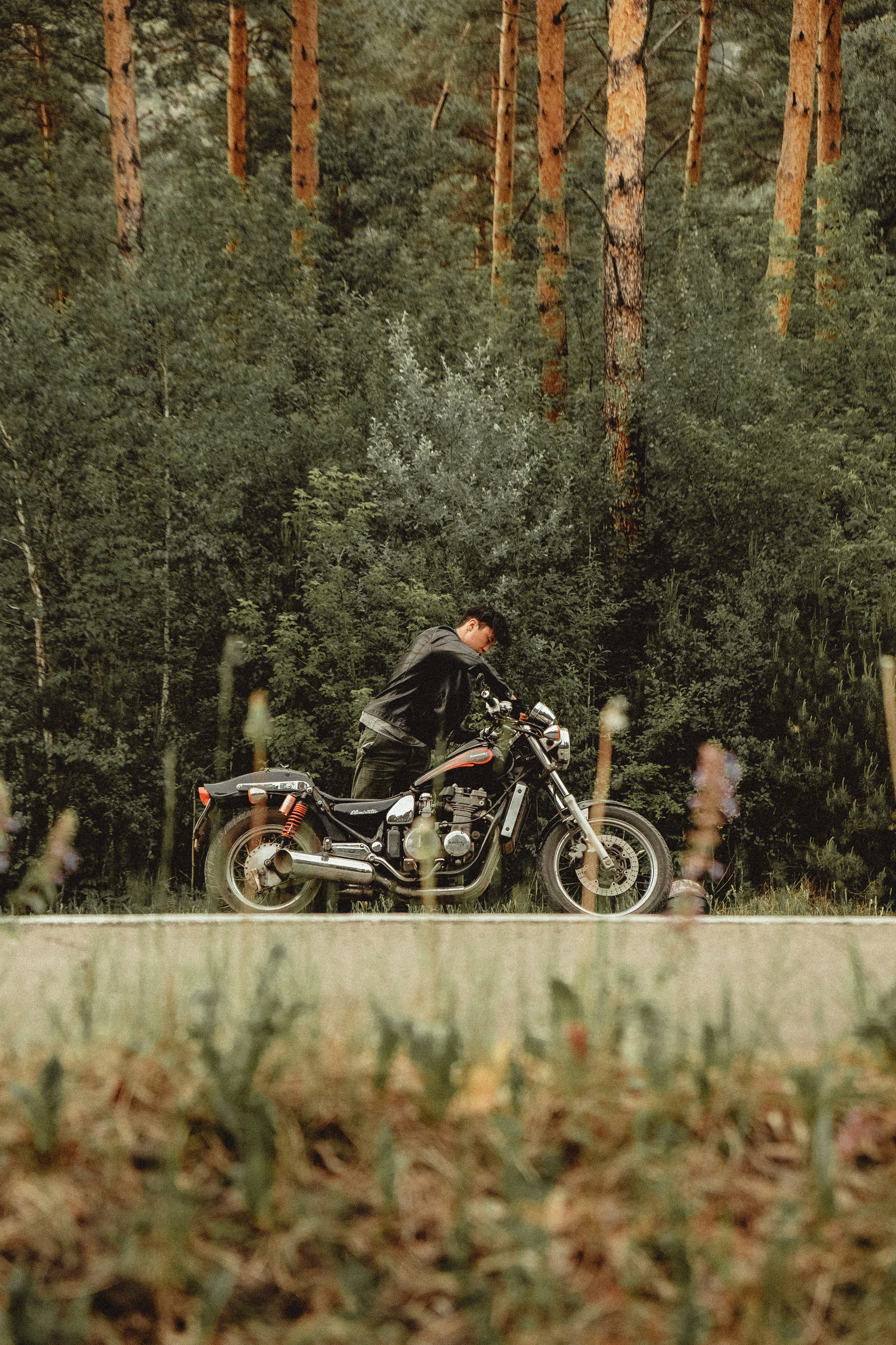 Фотосессия Айдара на байке. Фотосъемка свадеб и семейных фотосессий в Республике Алтай