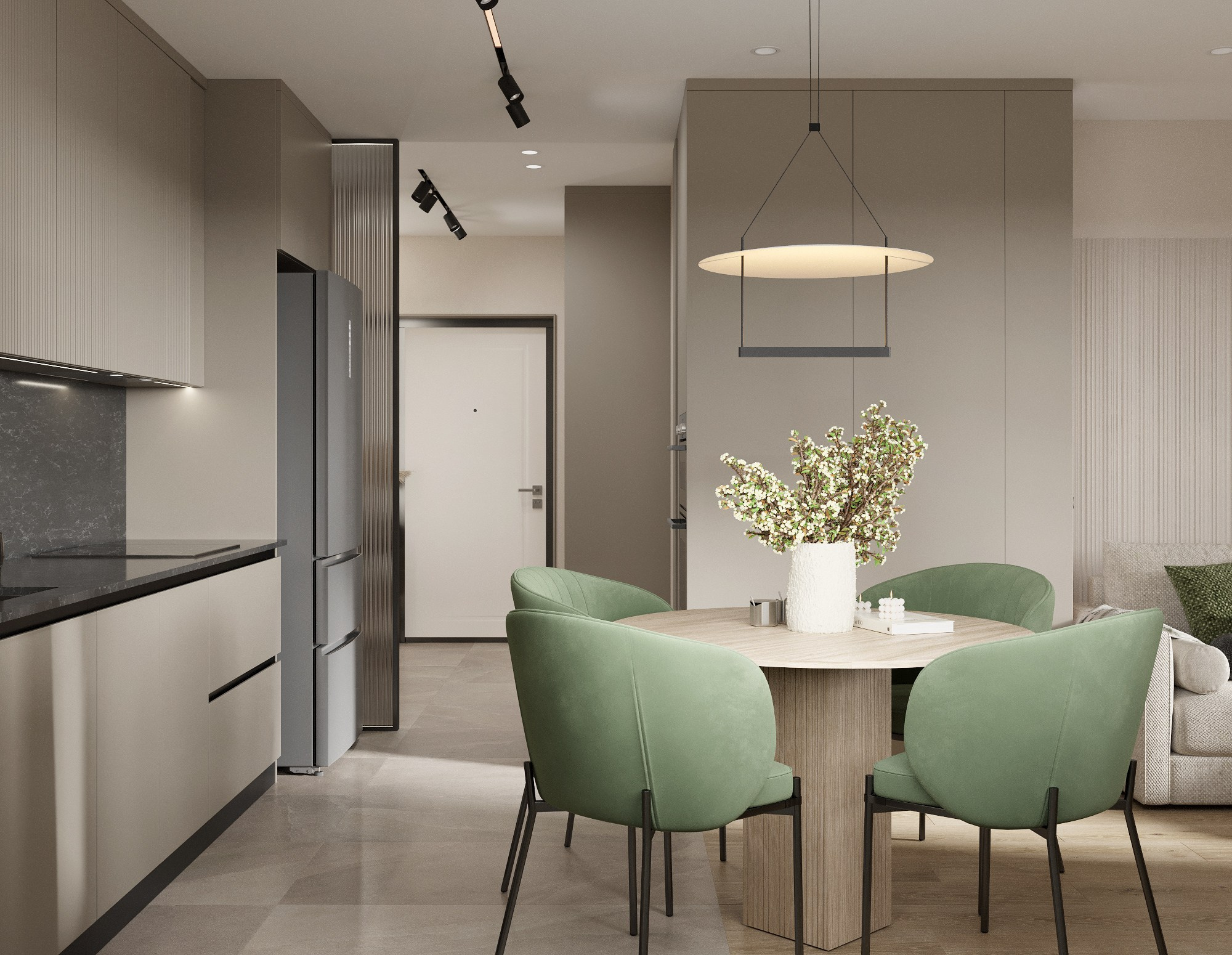 Квартира для семейной пары 67 м². Дизайнер интерьера г. Ульяновск