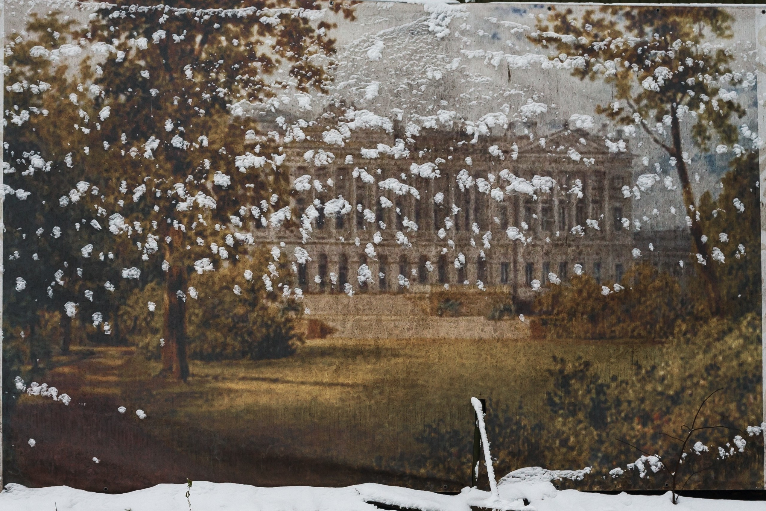 Saint-Petersburg. Künstler Verstecktoff