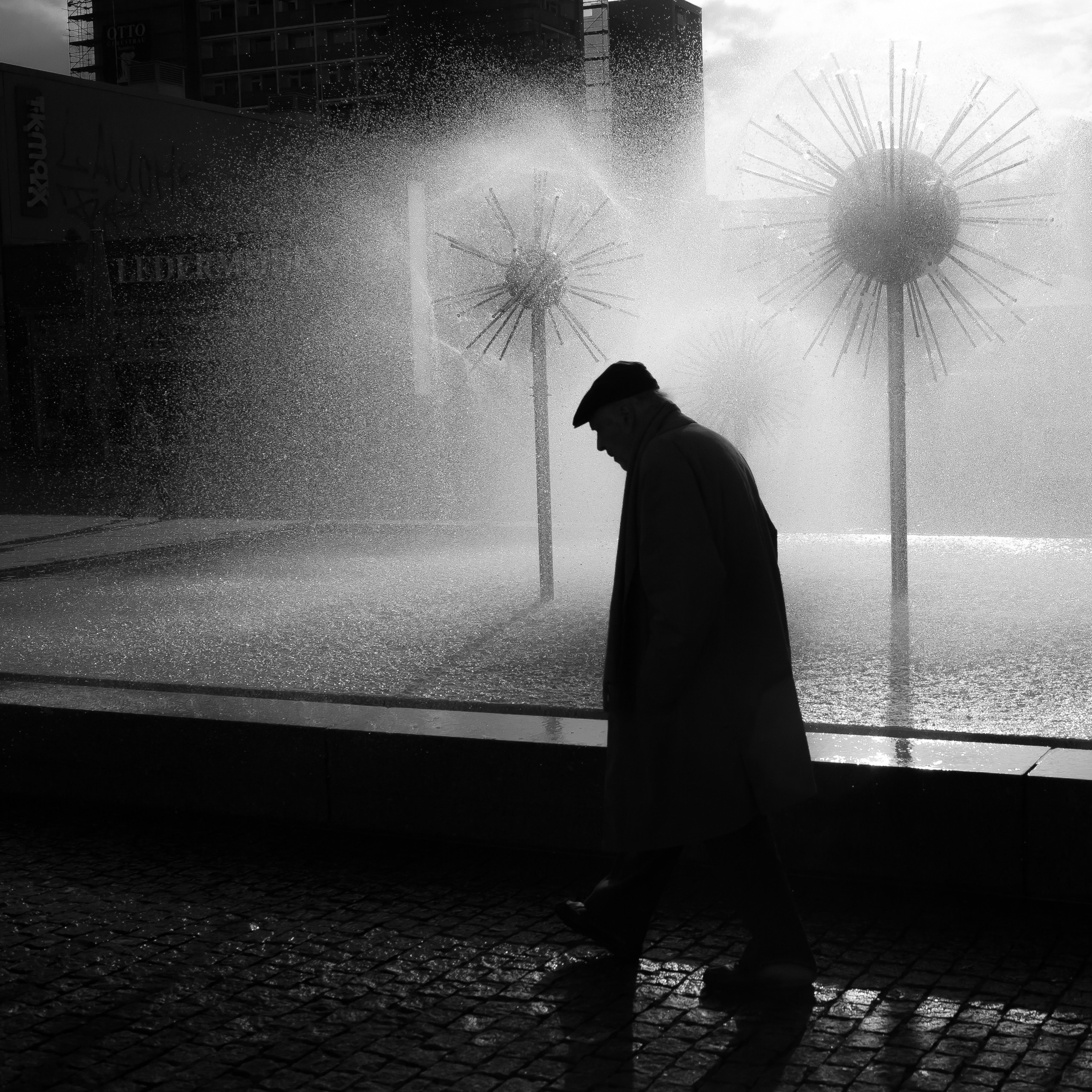 Germany. Künstler Verstecktoff