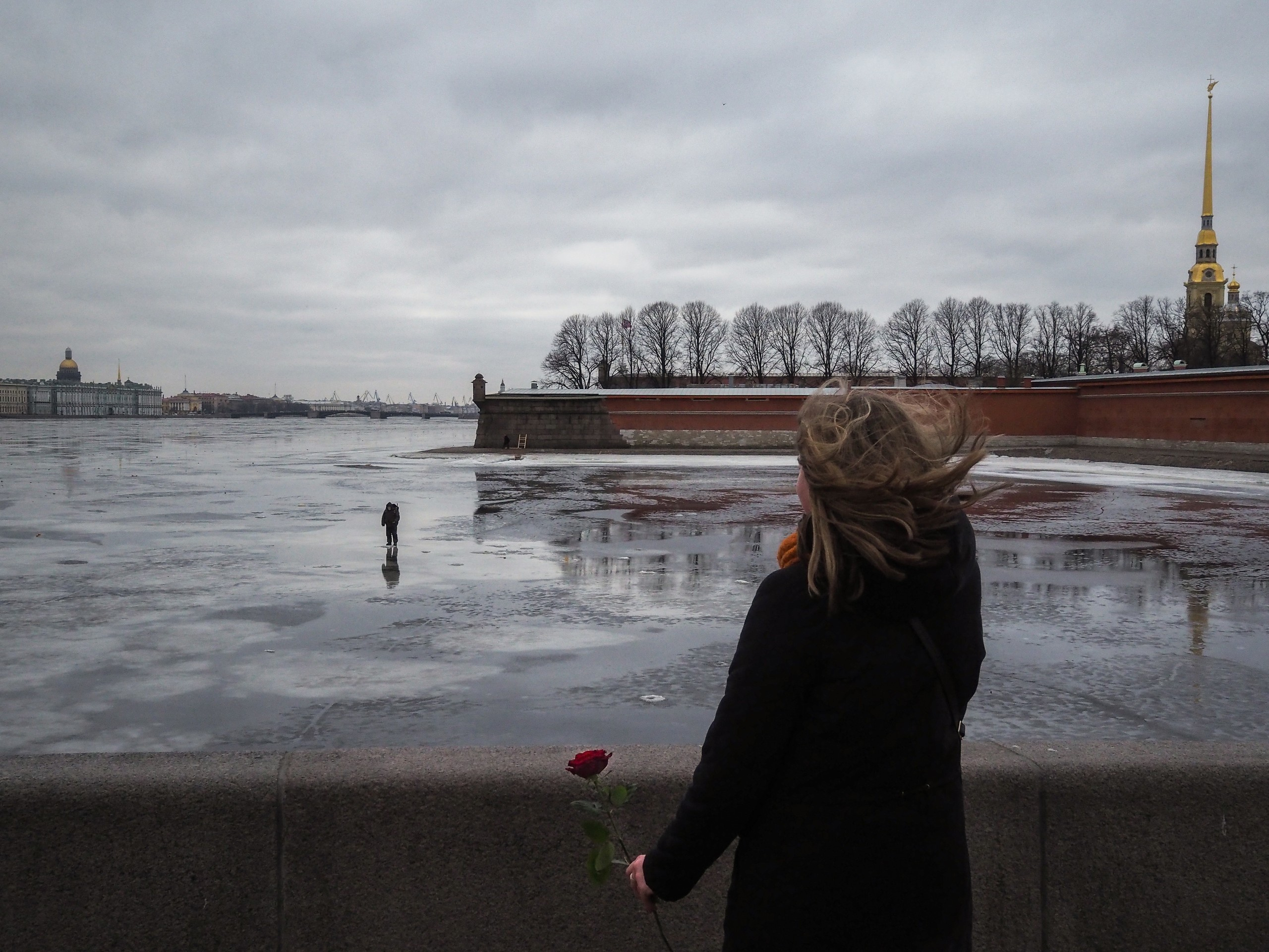 Saint-Petersburg. Künstler Verstecktoff