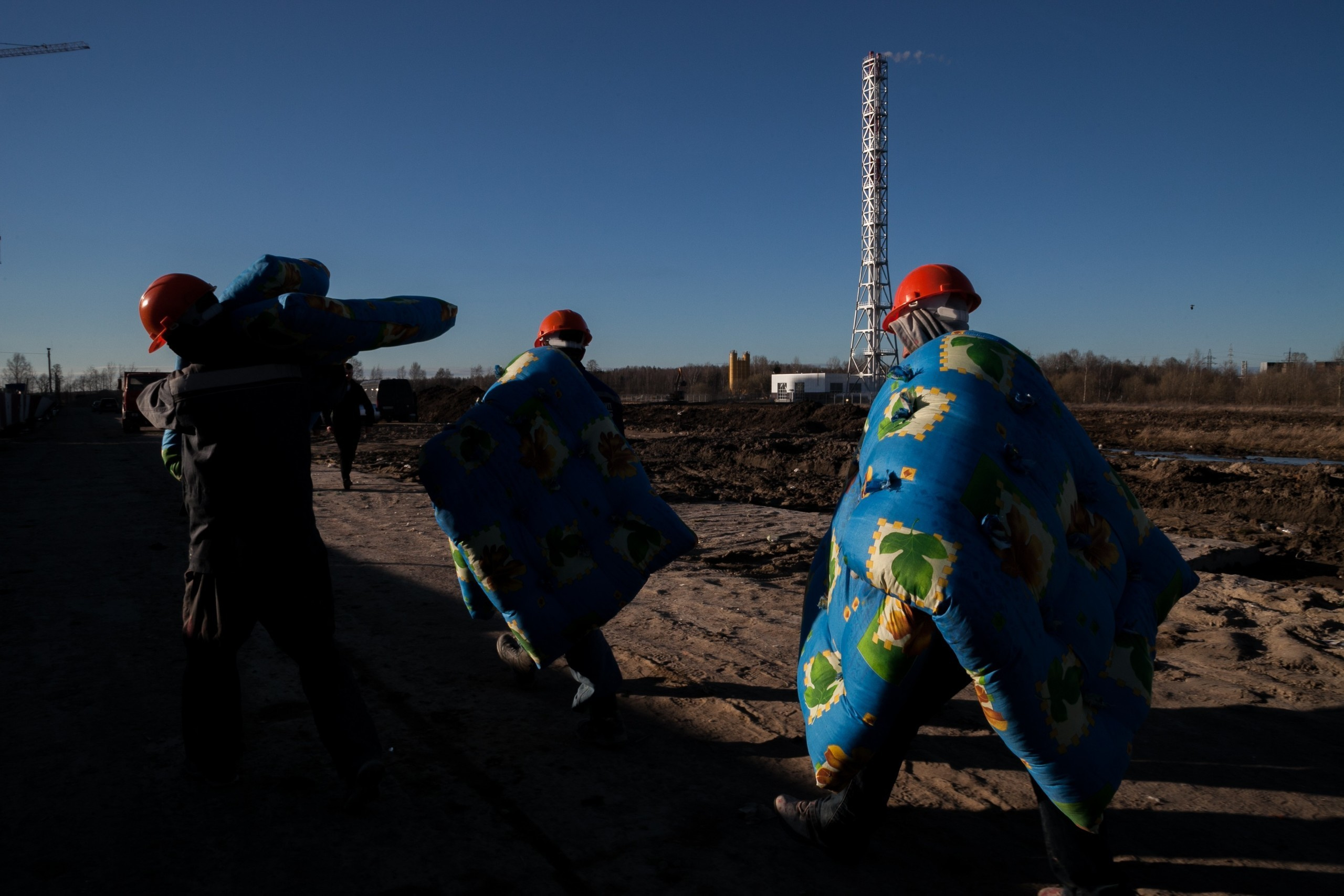 Saint-Petersburg. Künstler Verstecktoff