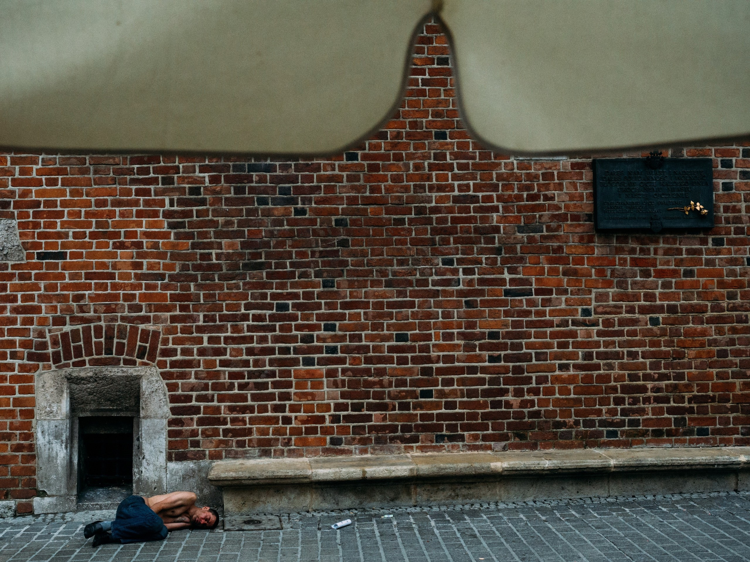 Poland. Künstler Verstecktoff