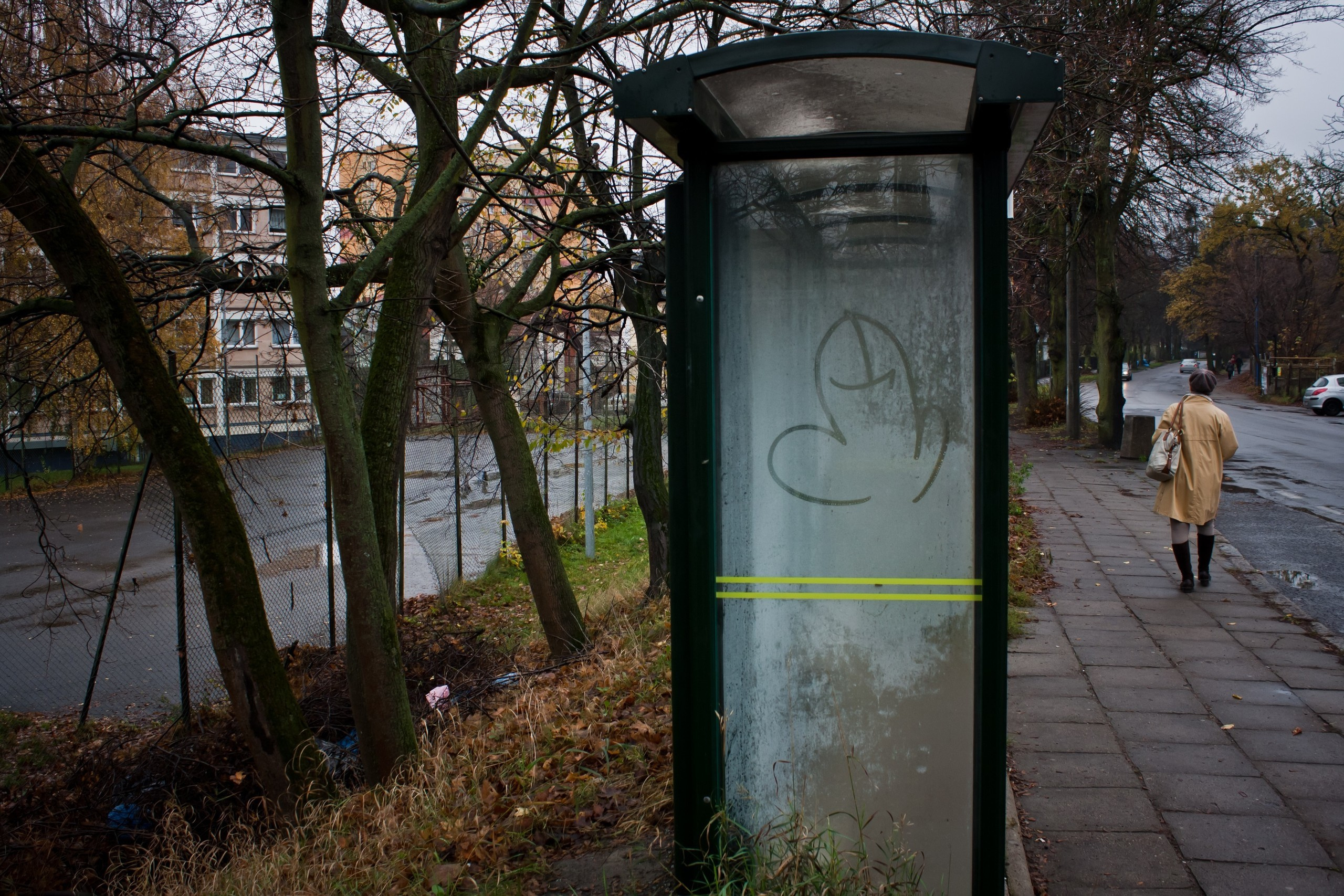 Poland. Künstler Verstecktoff