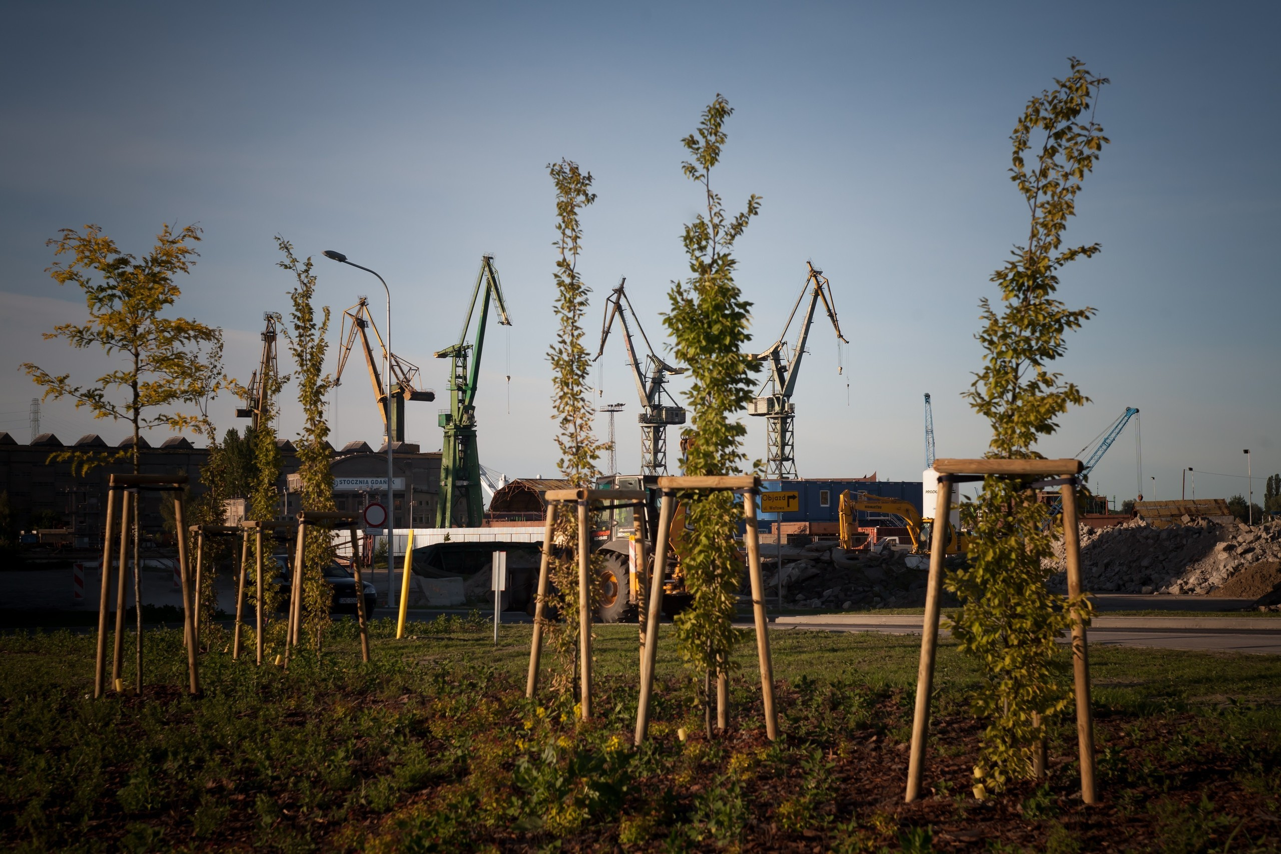 Poland. Künstler Verstecktoff