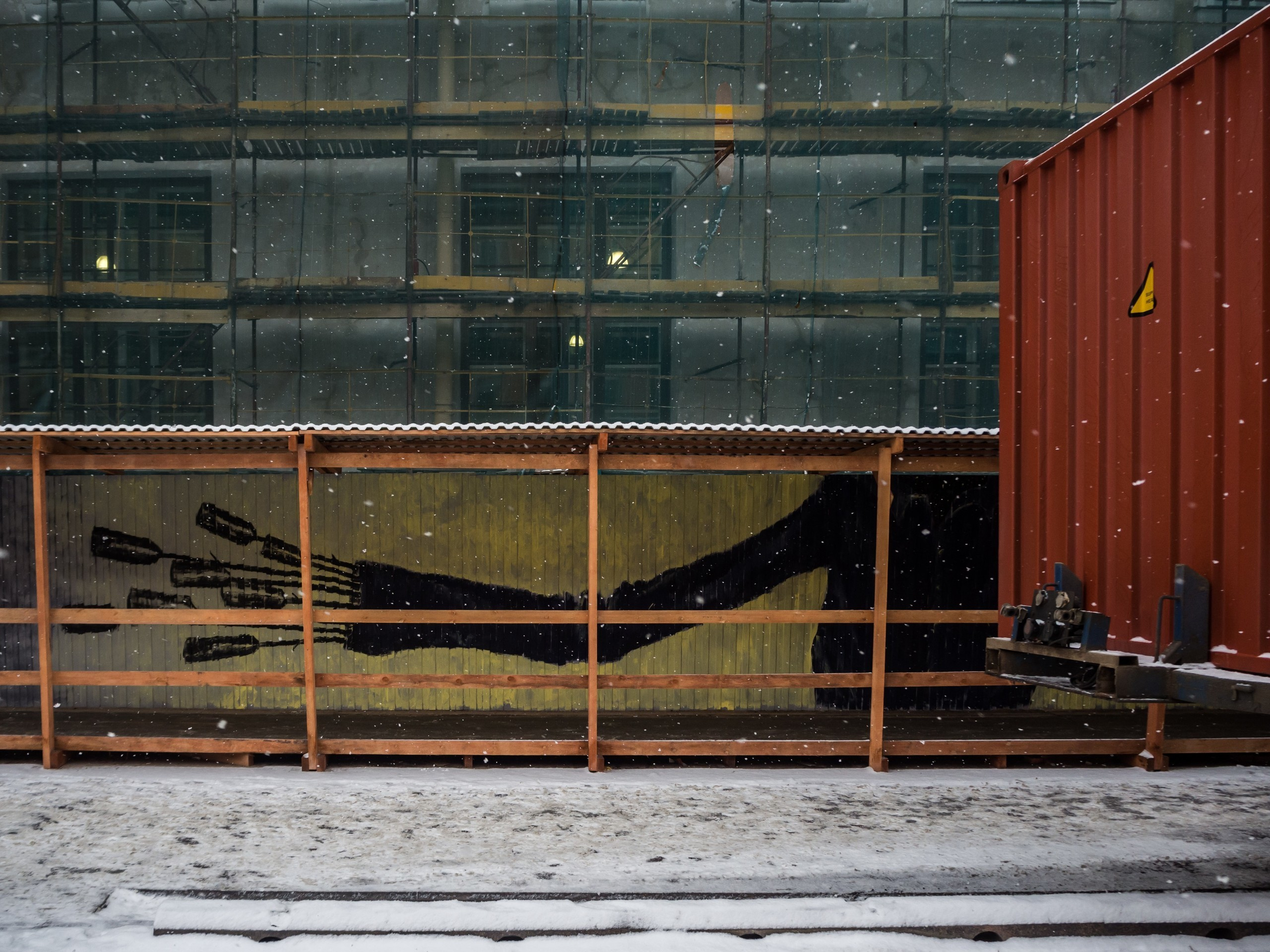 Saint-Petersburg. Künstler Verstecktoff