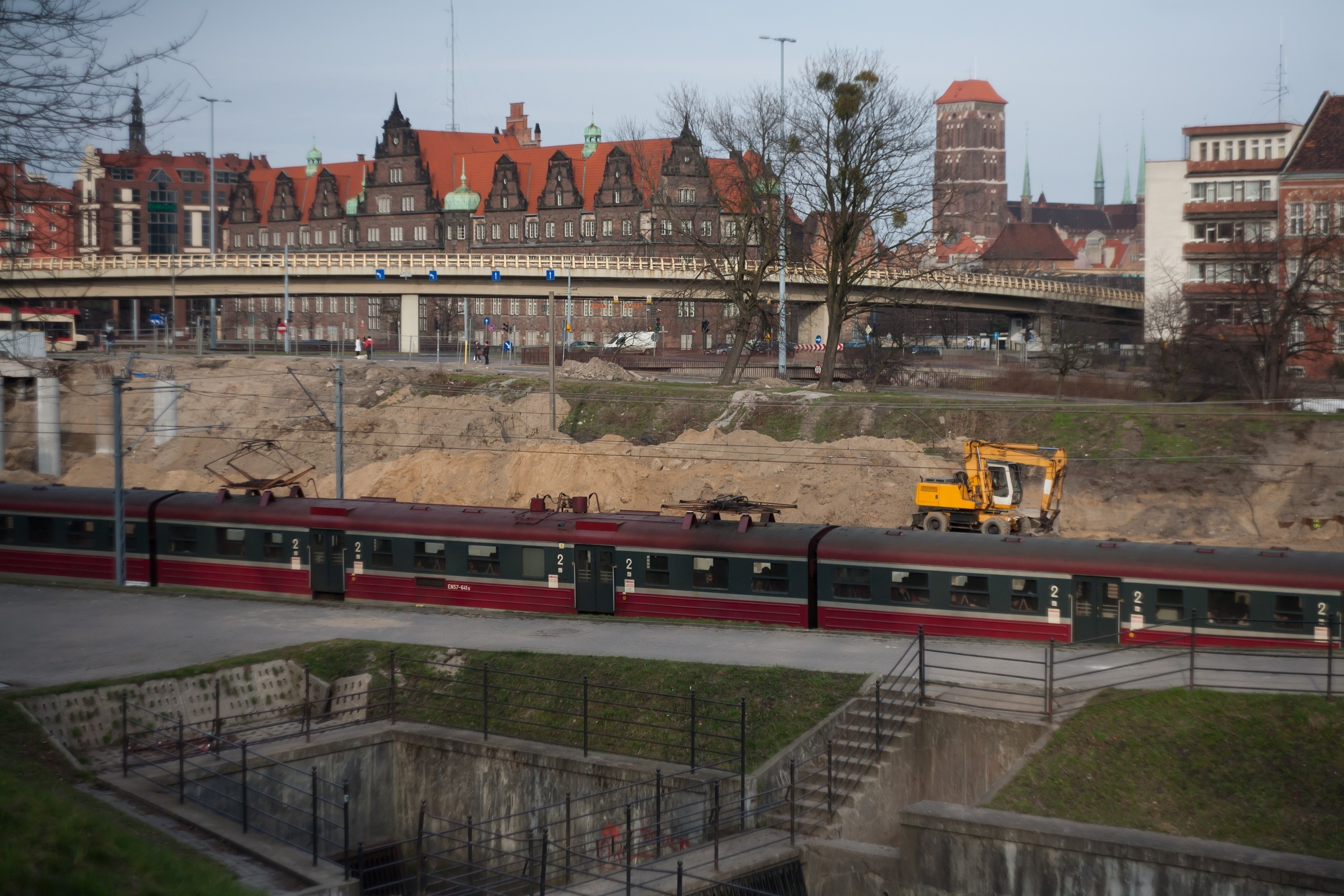 Poland. Künstler Verstecktoff