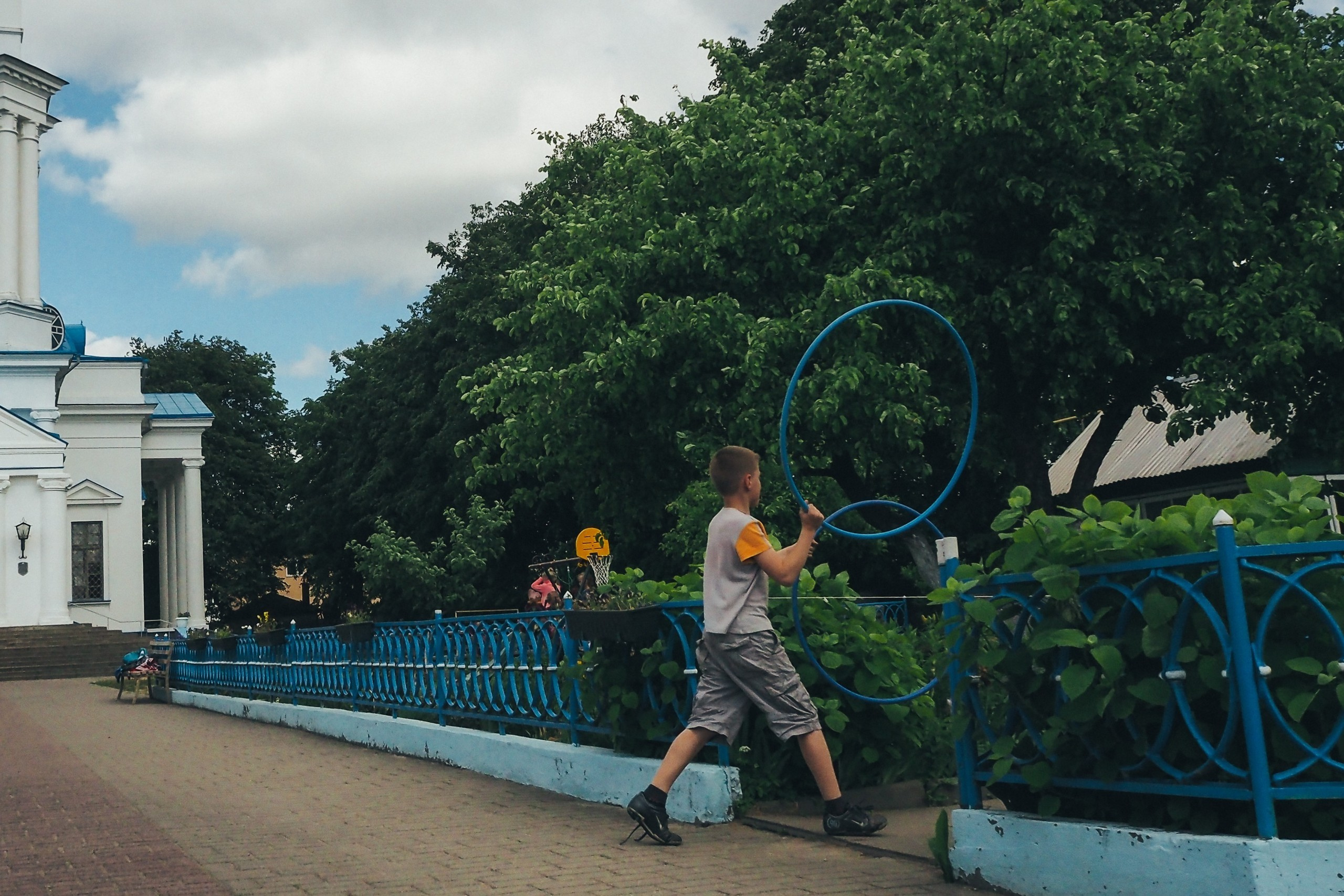 Belarus. Künstler Verstecktoff