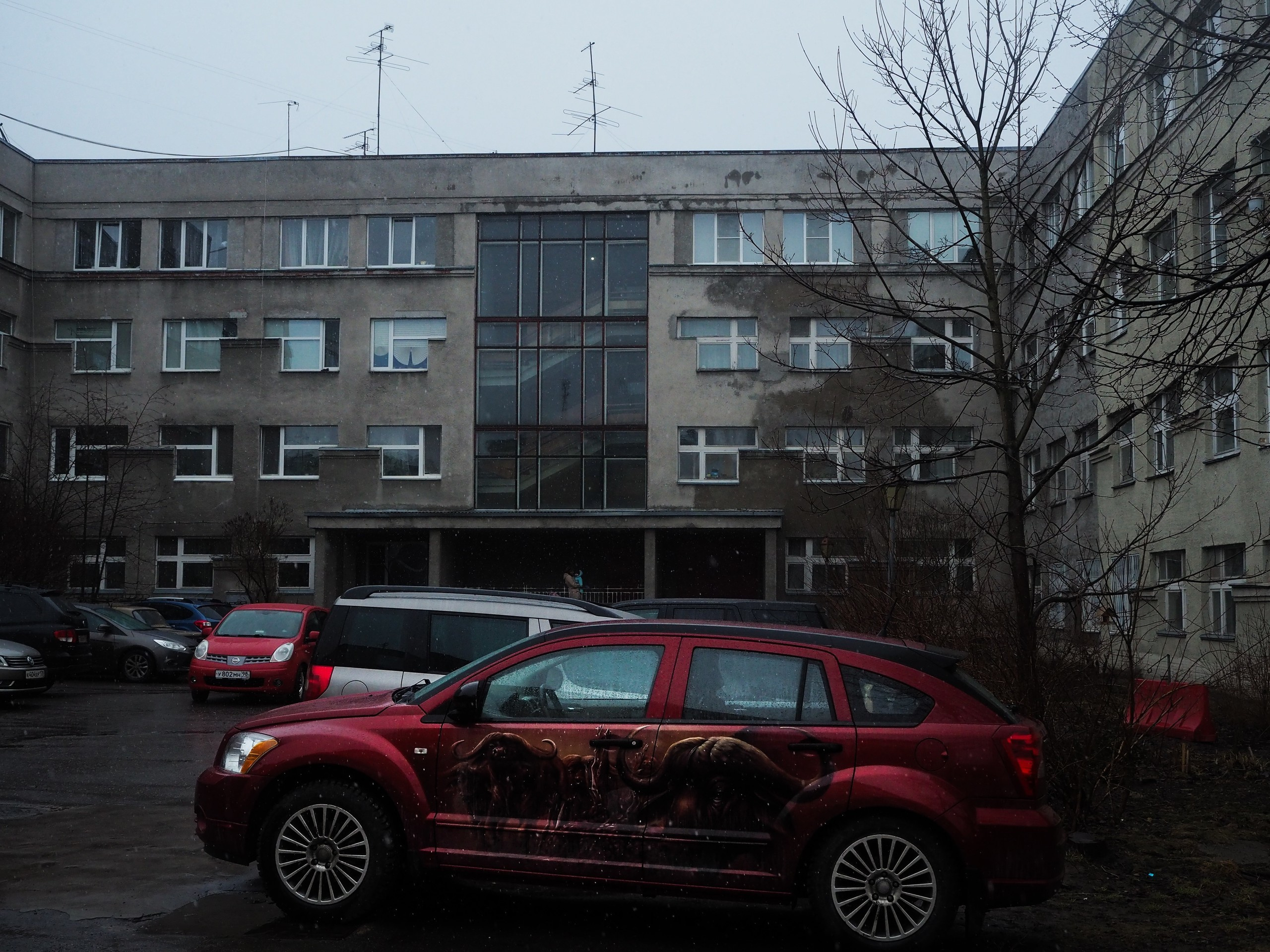 Saint-Petersburg. Künstler Verstecktoff