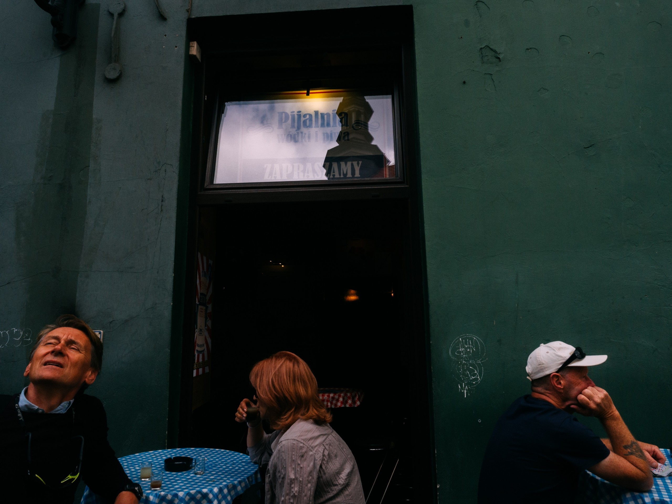 Poland. Künstler Verstecktoff