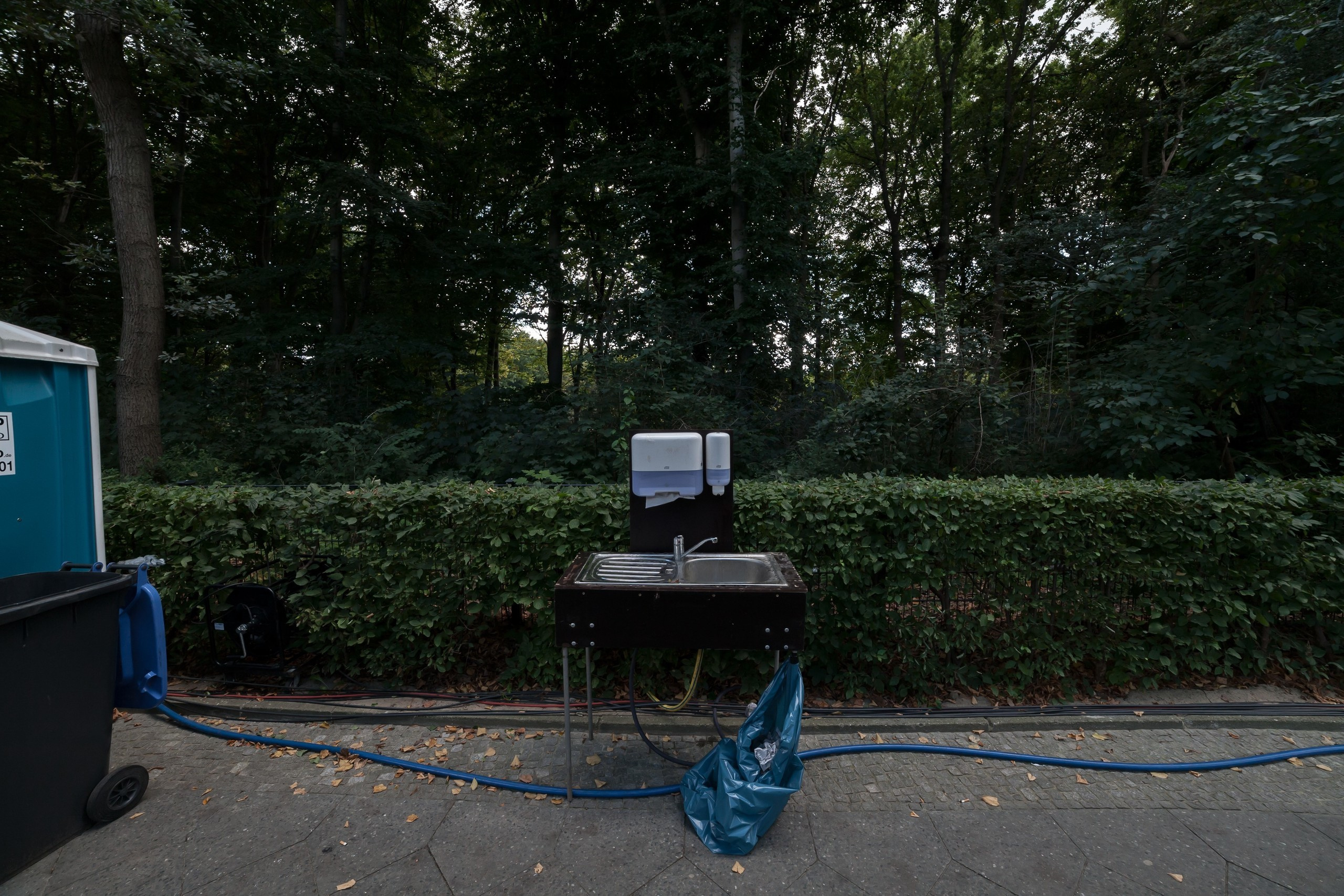 Germany. Künstler Verstecktoff