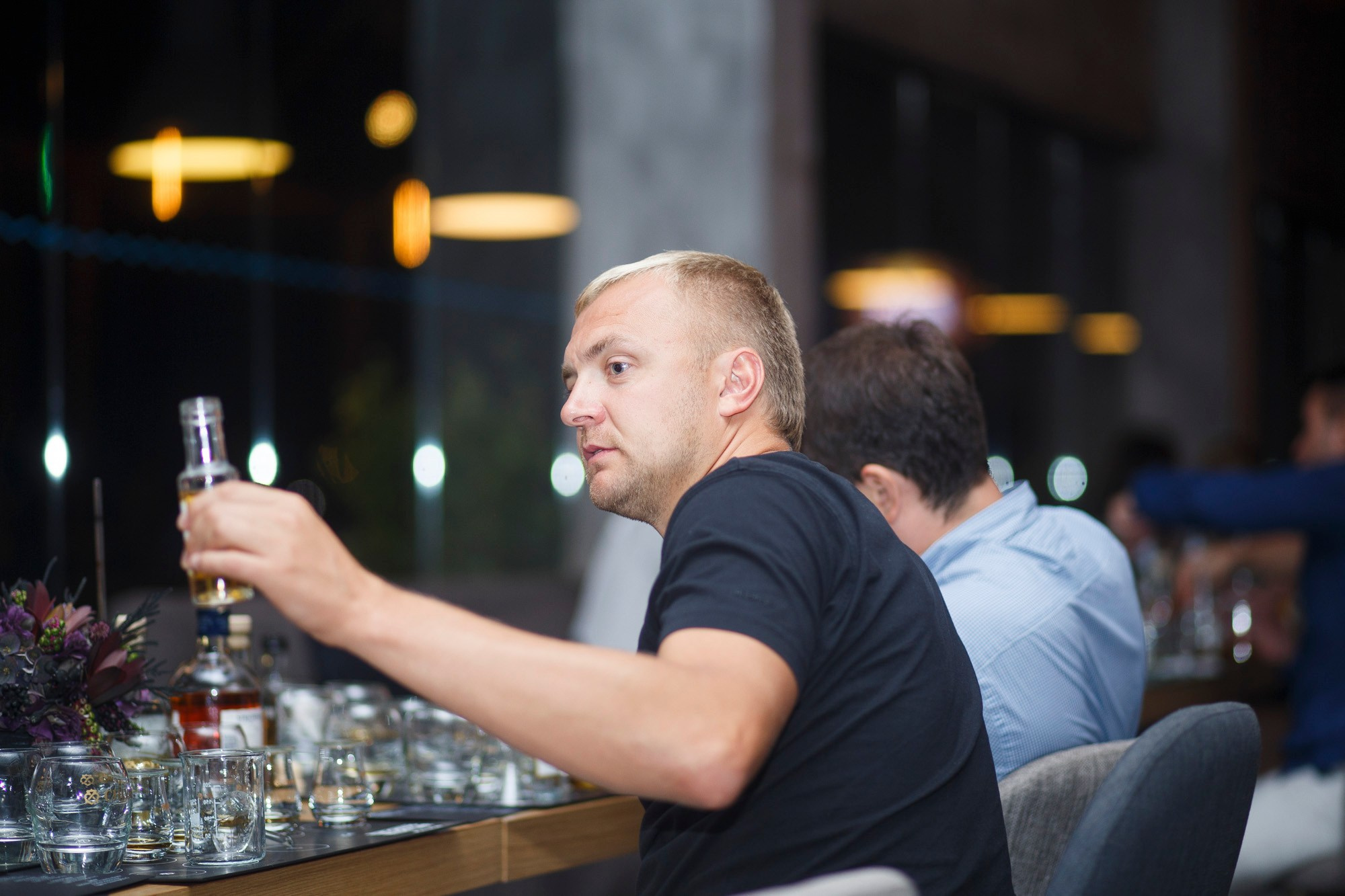 Dinner Chivas. Reportage and staged photographer Natalia Sannikova