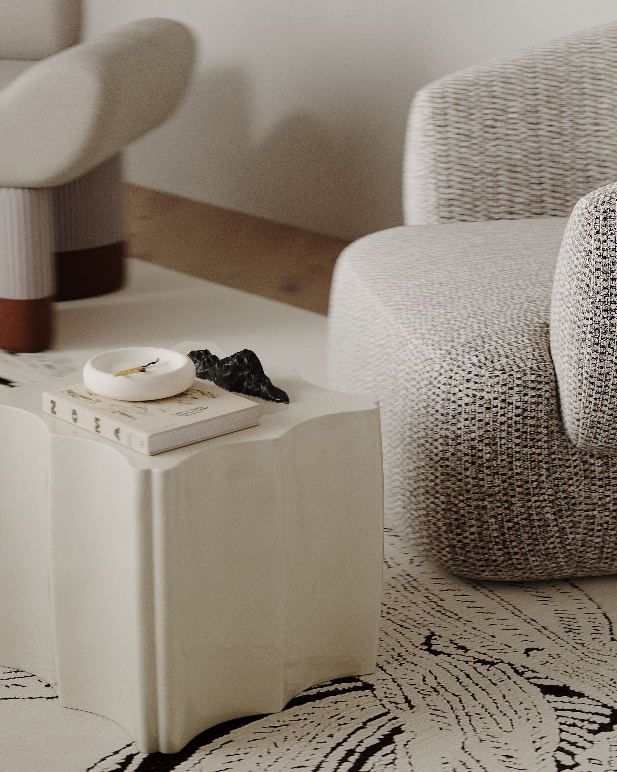 Кухня-гостиная. 3d визуализатор Валерия Романова