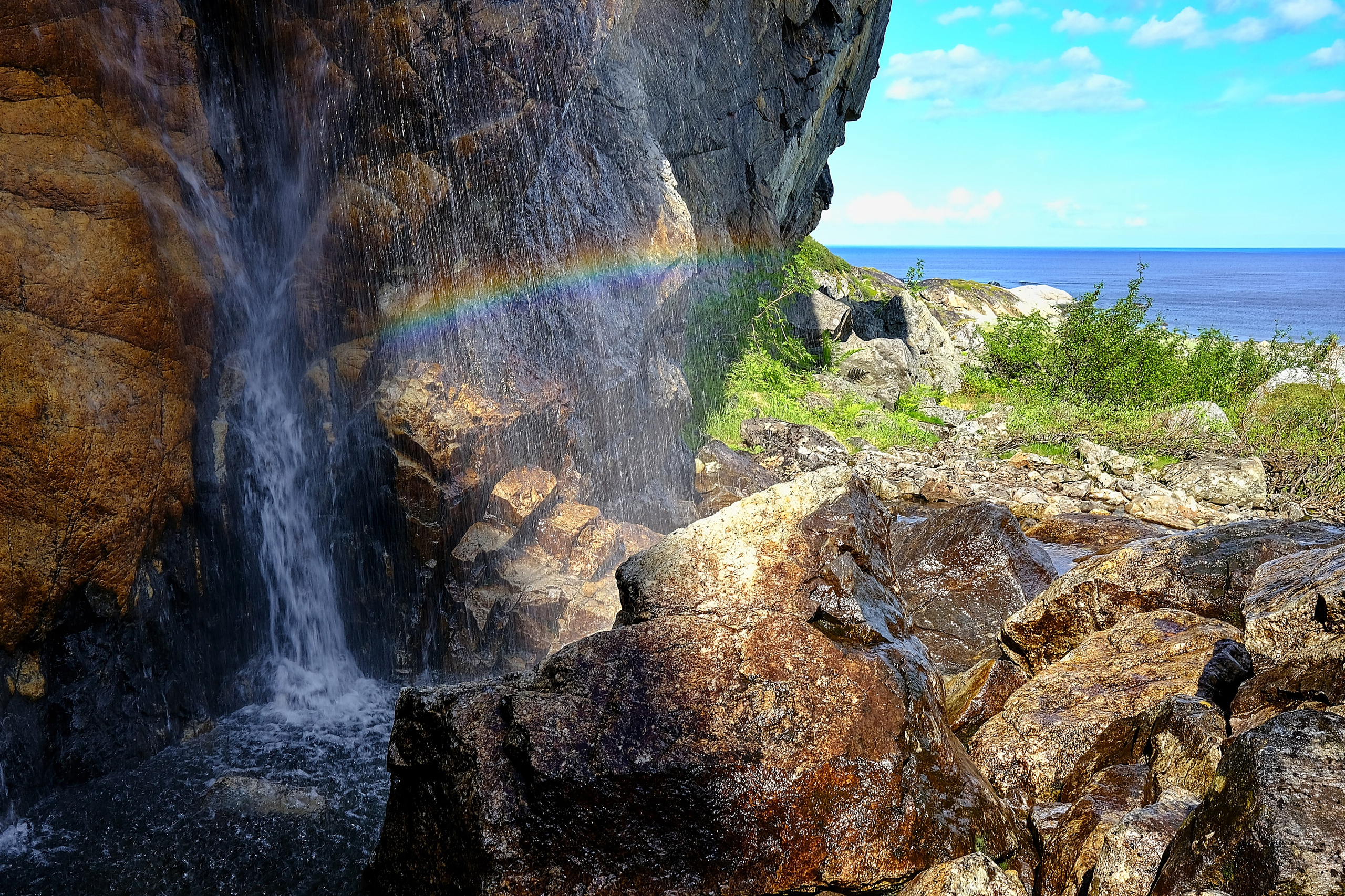 Фиорд Долгая щель. Пейзажи Крайнего Севера. Баренцево море, Рыбачий, Средний, Немецкий