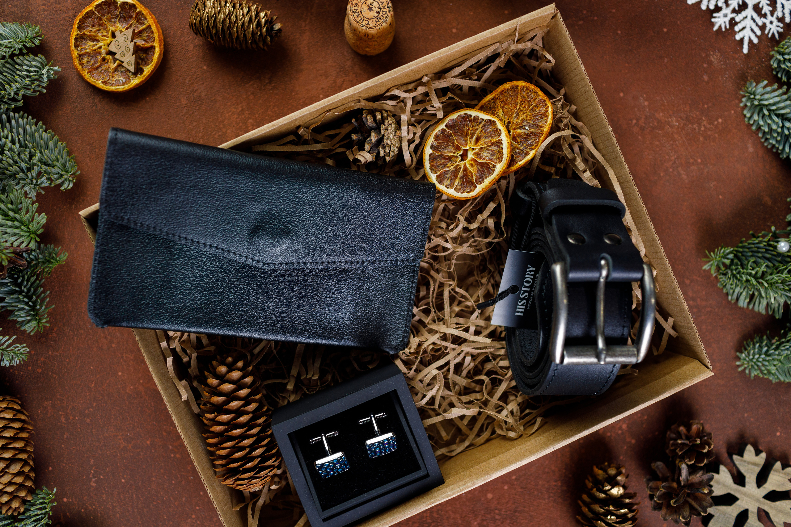 Съёмка подарочных боксов для «HisStory». Фотограф Антон Никандров