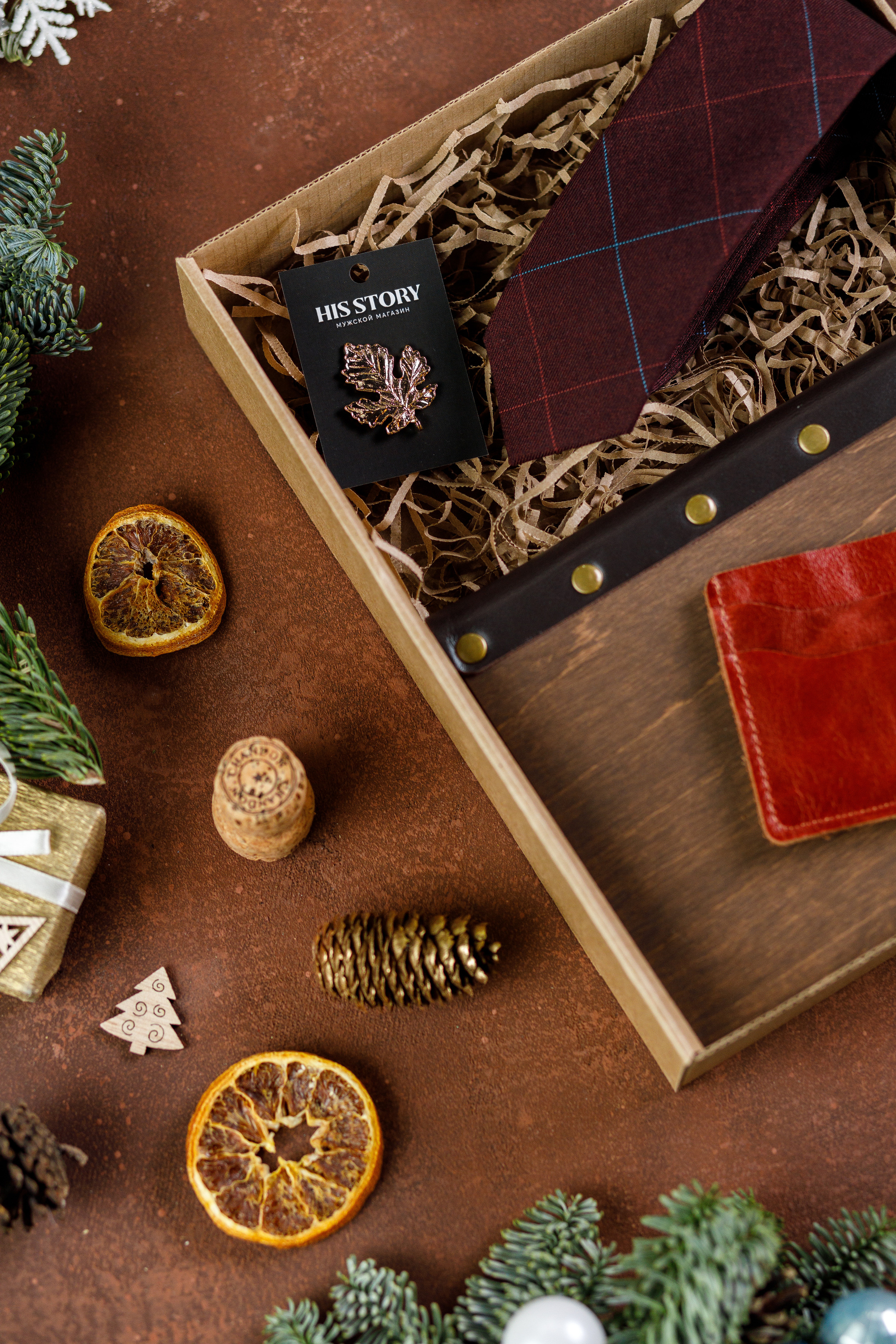 Съёмка подарочных боксов для «HisStory». Фотограф Антон Никандров