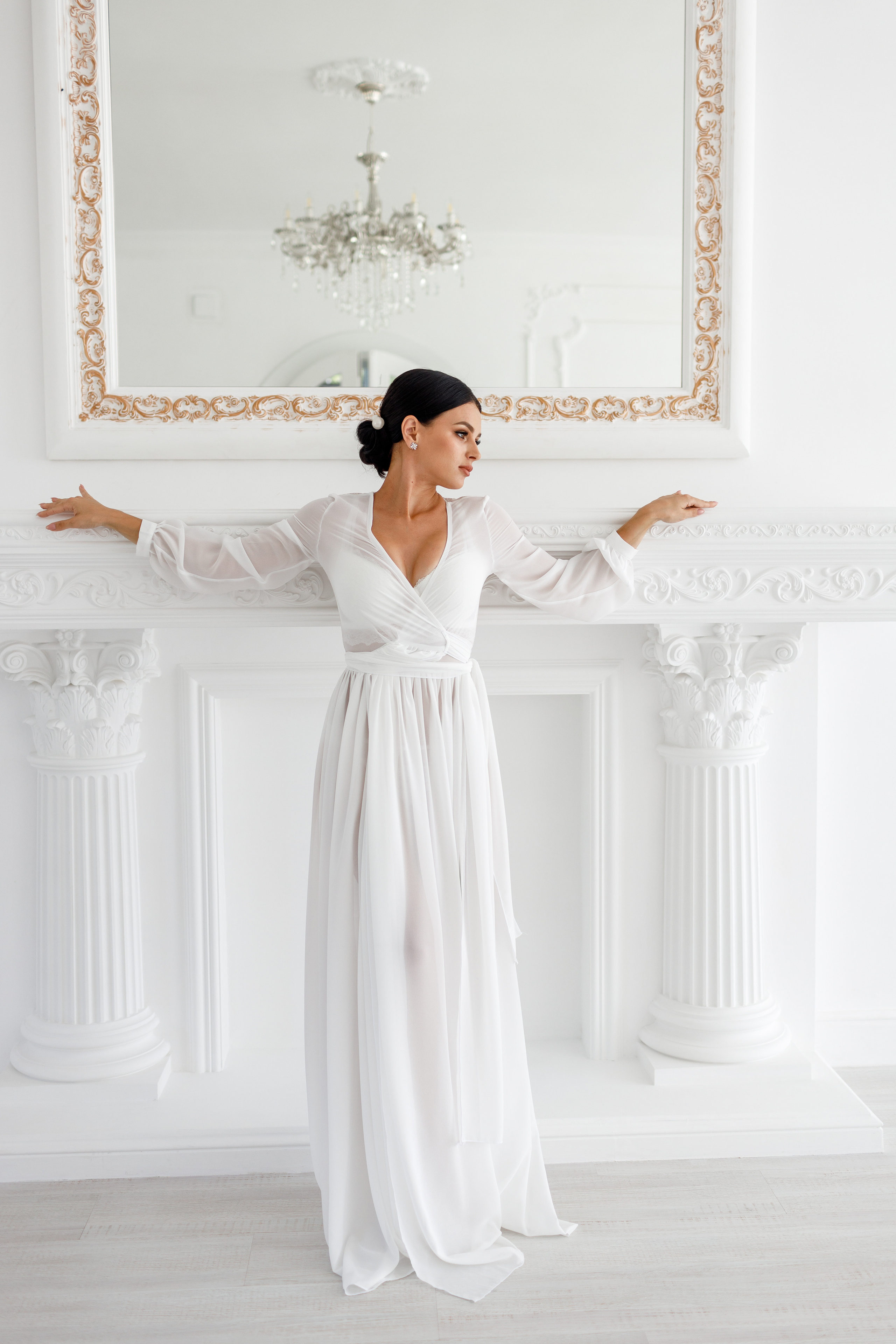 «BEZE». Съёмка коллекции будуарных платьев. Фотограф Антон Никандров