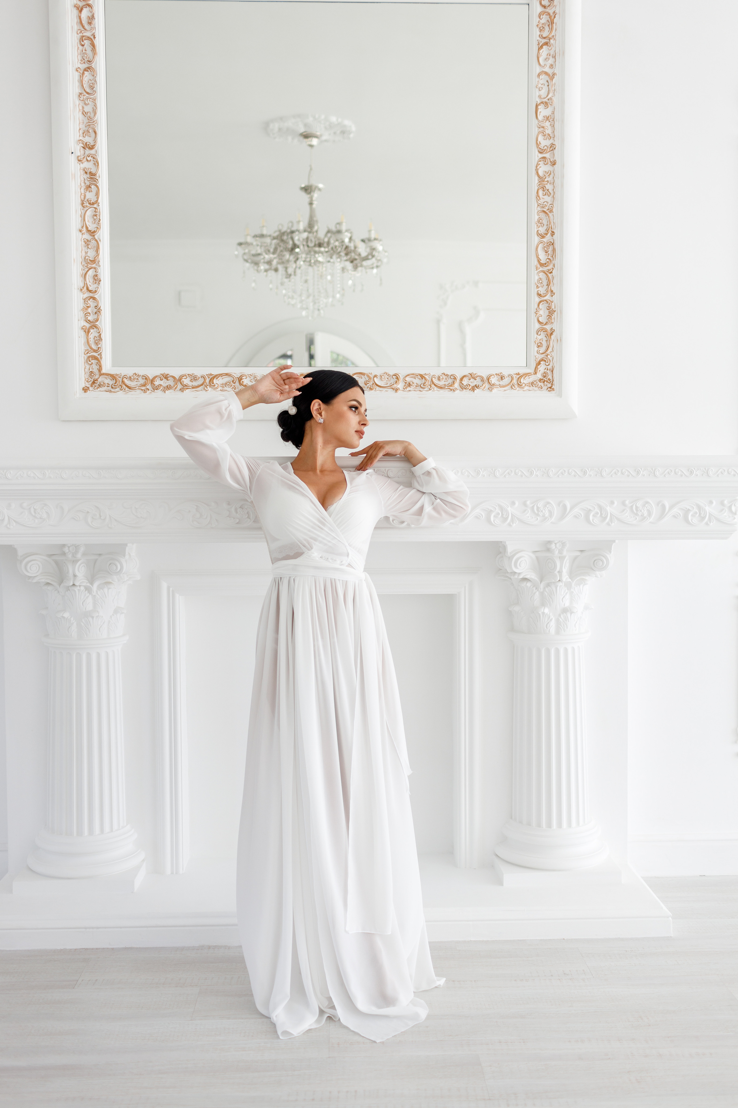 «BEZE». Съёмка коллекции будуарных платьев. Фотограф Антон Никандров