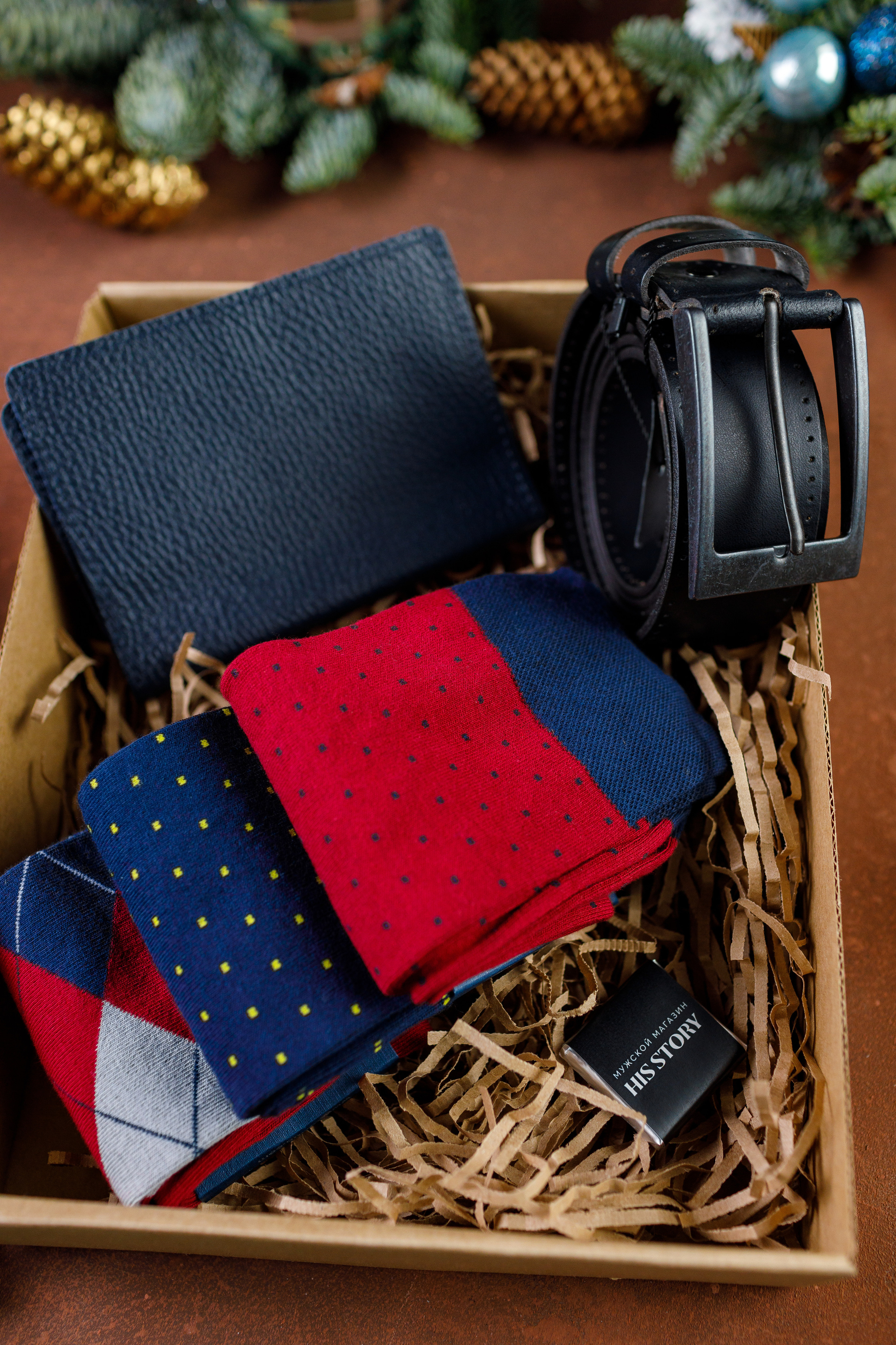 Съёмка подарочных боксов для «HisStory». Фотограф Антон Никандров