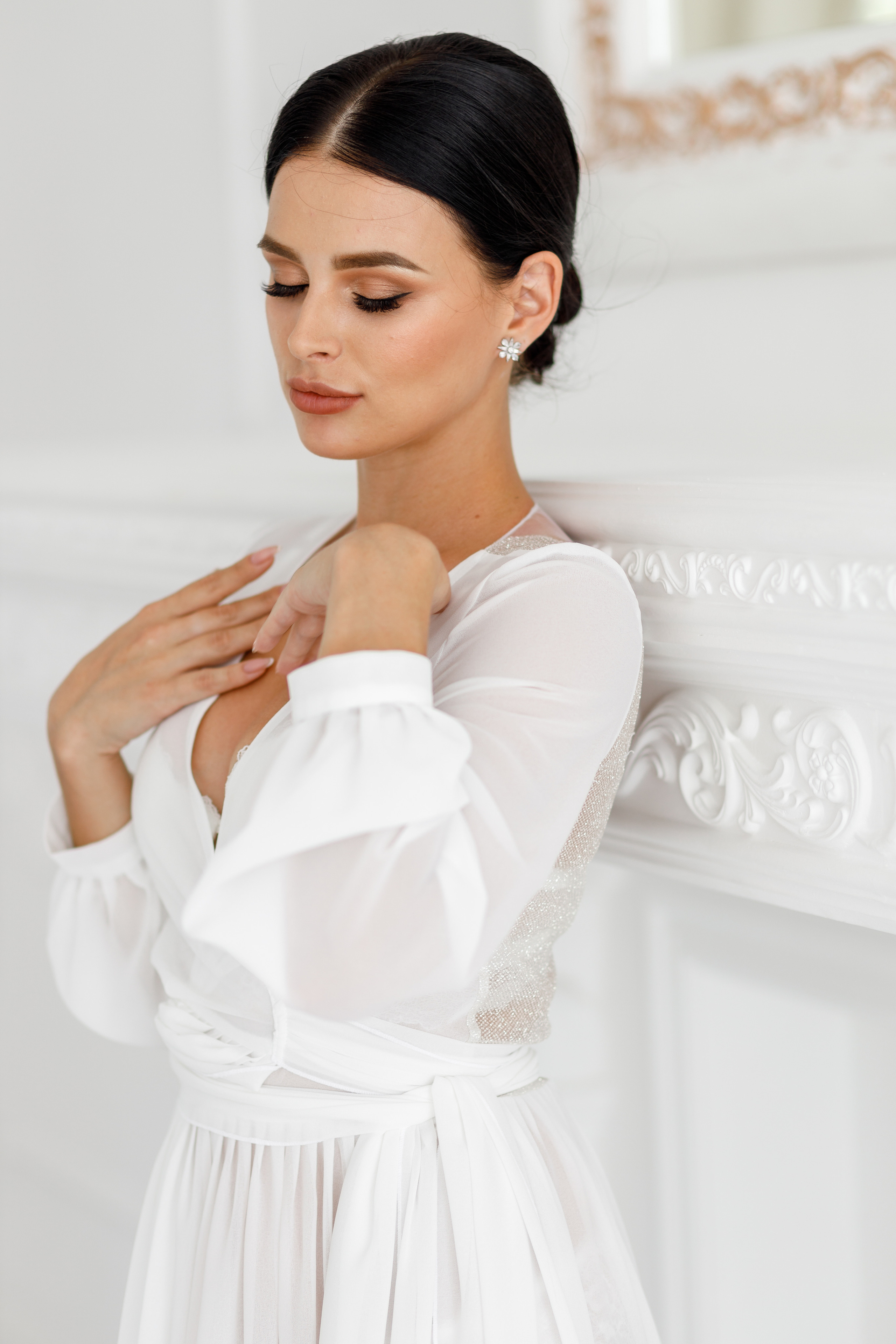 «BEZE». Съёмка коллекции будуарных платьев. Фотограф Антон Никандров