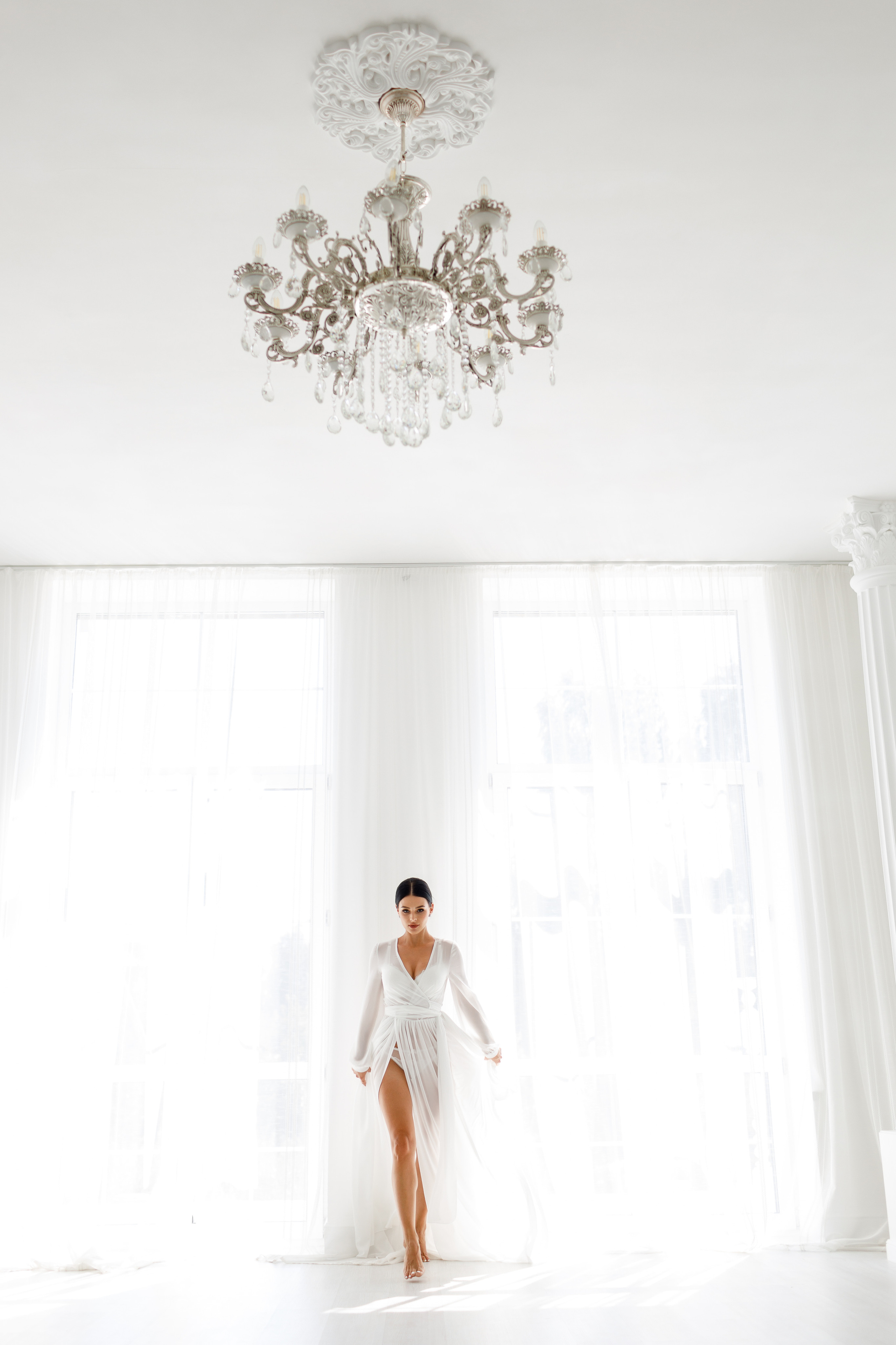 «BEZE». Съёмка коллекции будуарных платьев. Фотограф Антон Никандров