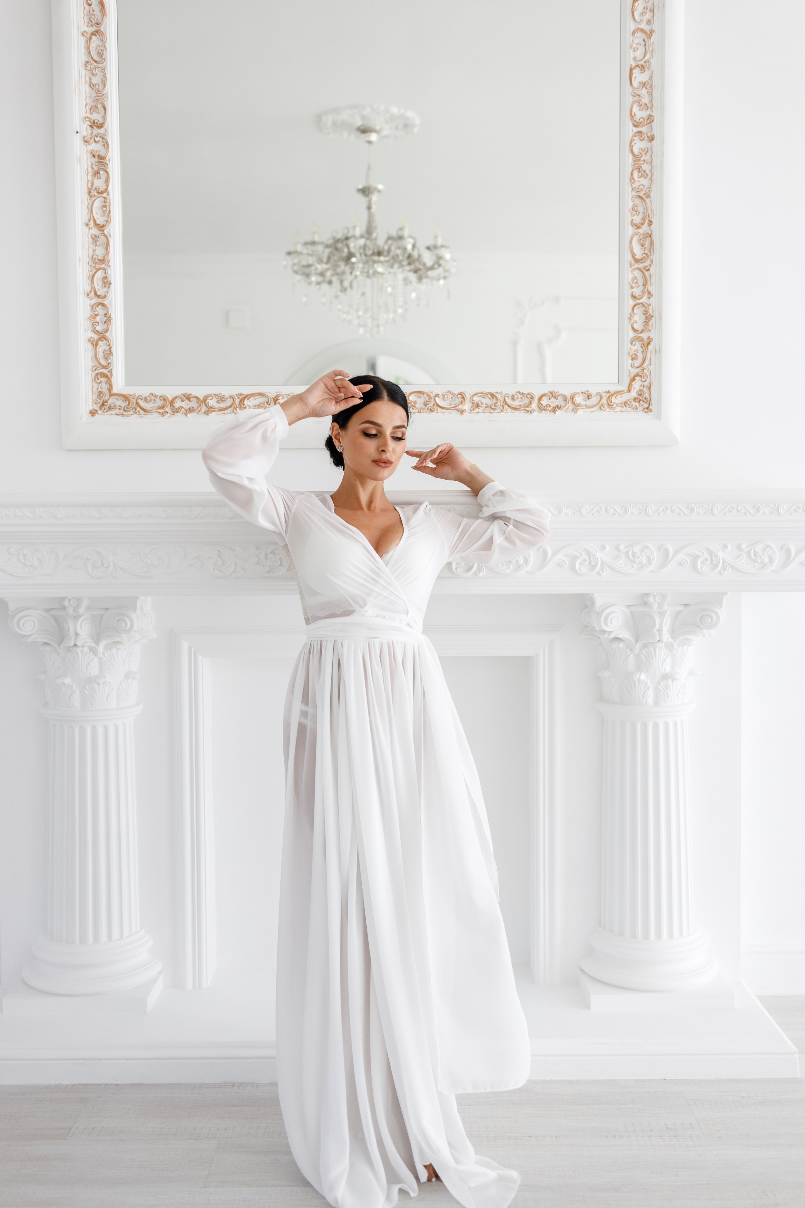 «BEZE». Съёмка коллекции будуарных платьев. Фотограф Антон Никандров