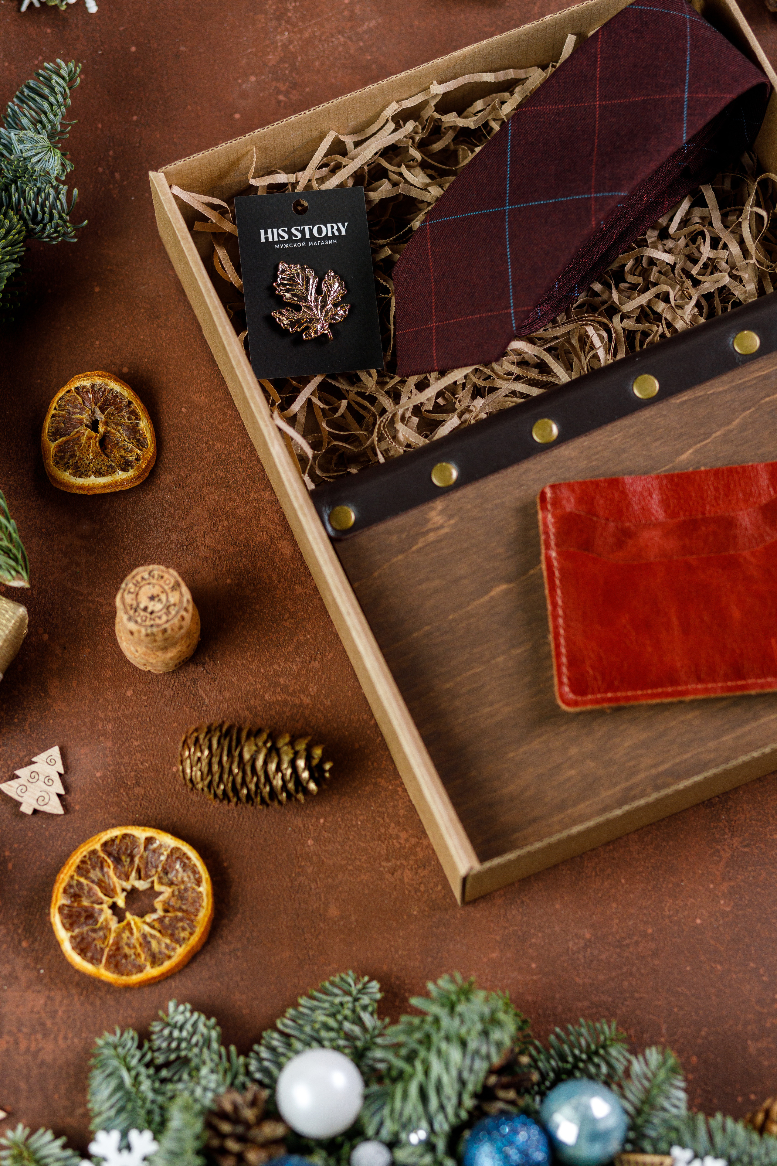 Съёмка подарочных боксов для «HisStory». Фотограф Антон Никандров