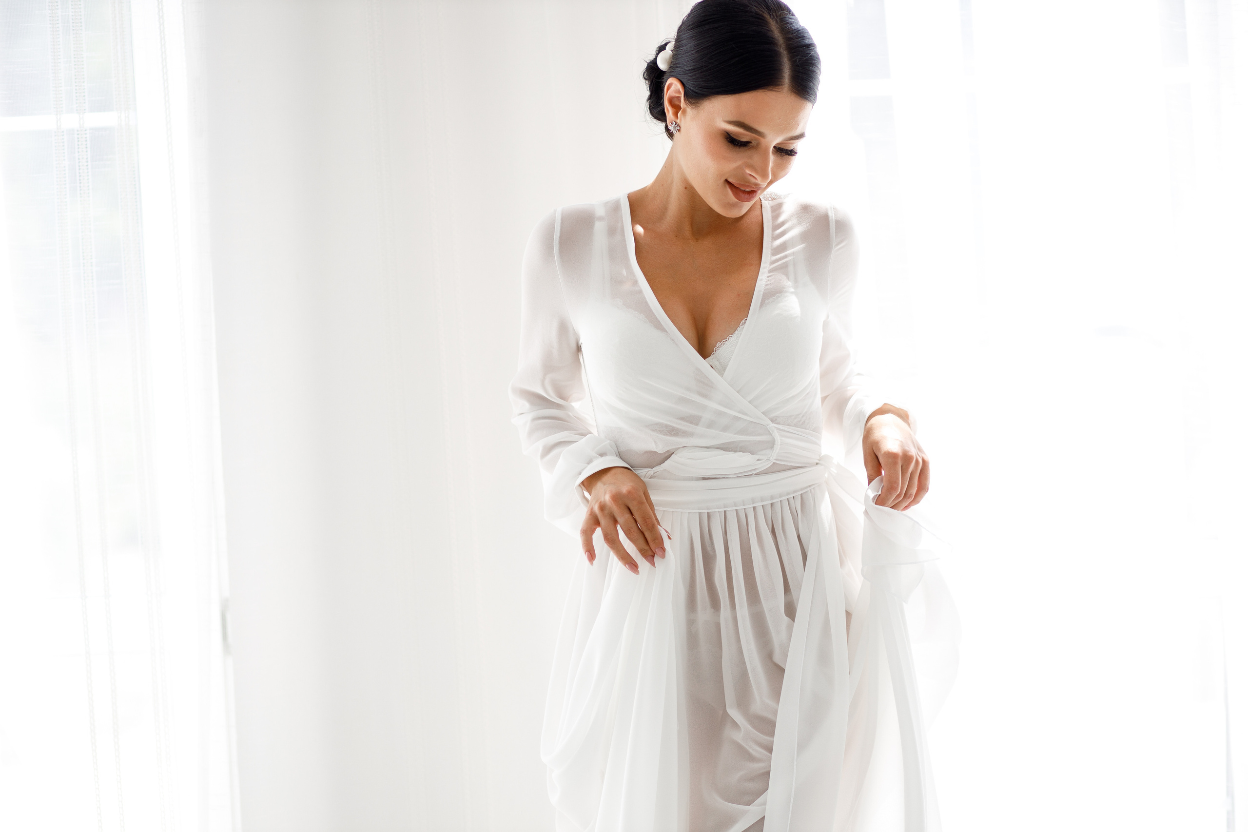 «BEZE». Съёмка коллекции будуарных платьев. Фотограф Антон Никандров