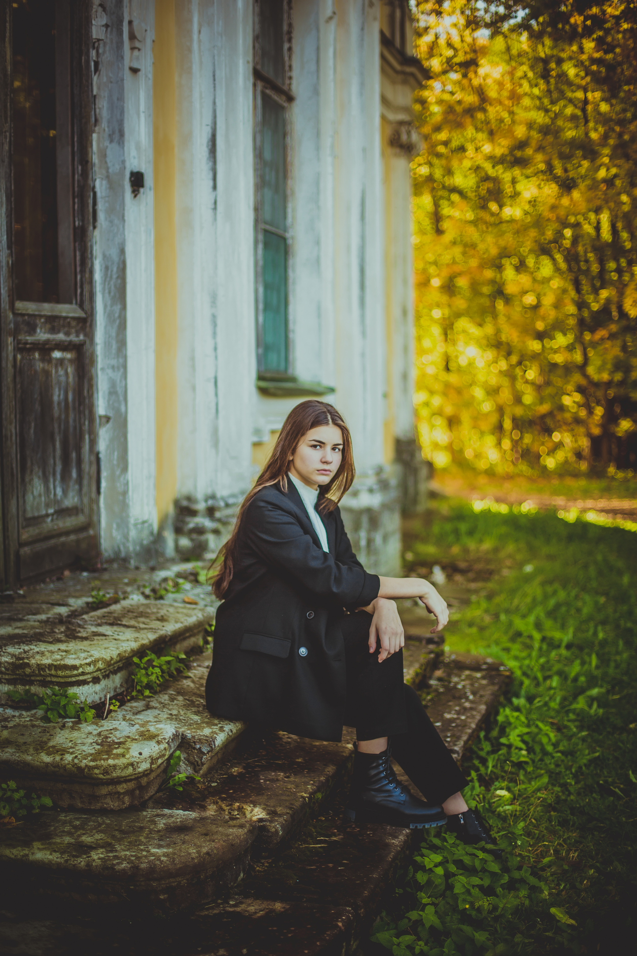 Фотосессия трех сестер в усадьбе Знаменка. Детский, свадебный и семейный фотограф Юлия Курбатова, Санкт-Петербург