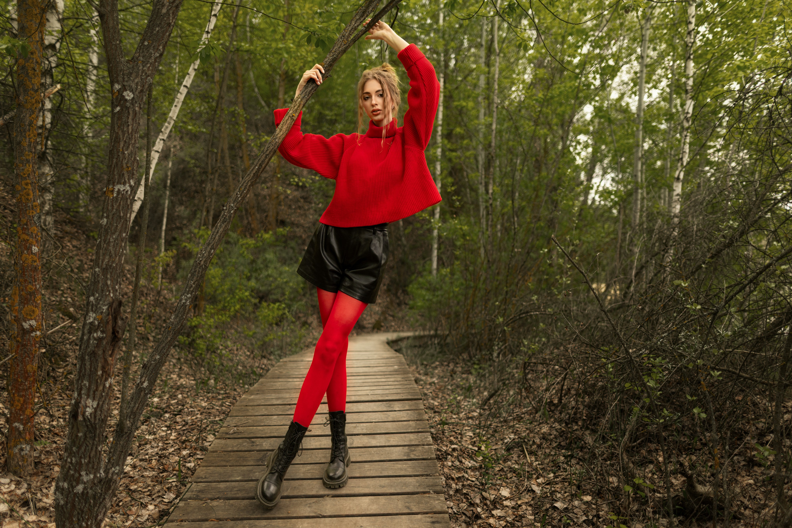 Фотосет с Ксенией в парке Белый колодец в формате для «себя». Дмитрий Шульгин, портретный фотограф в Воронеже