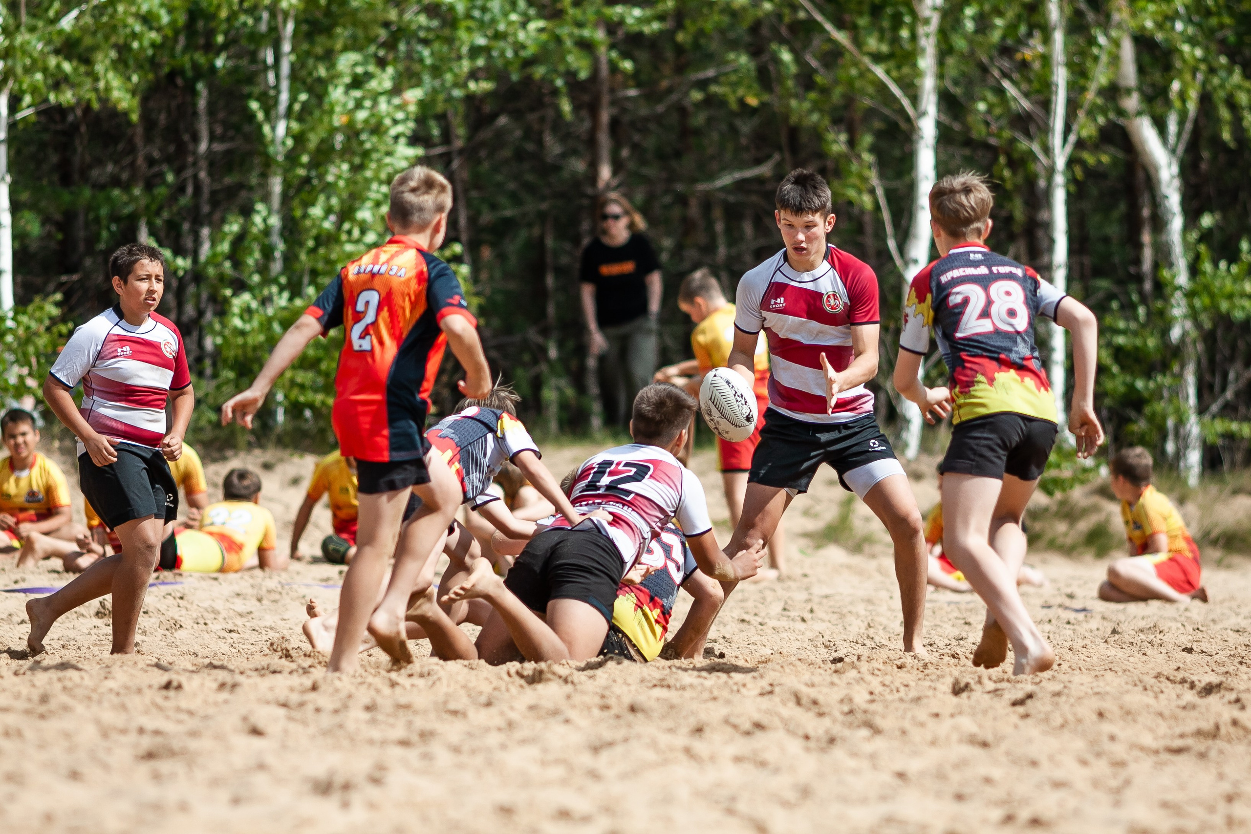 «Кубок «Молота» по пляжному Регби. Фотография