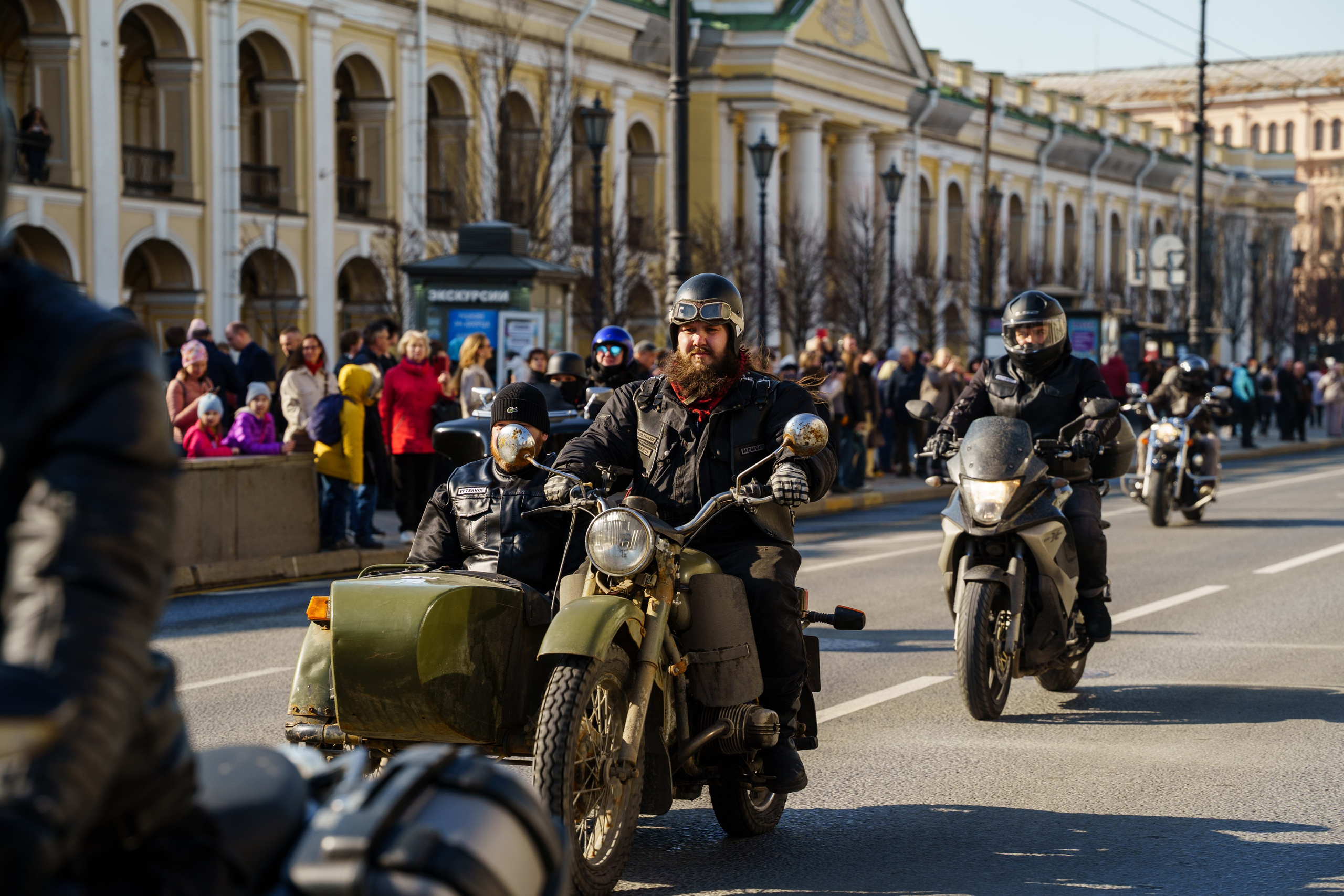 Прохват мотоклуба Norman Riders ч.1. Концертный и репортажный фотограф в Санкт-Петербурге Слава Пахомов