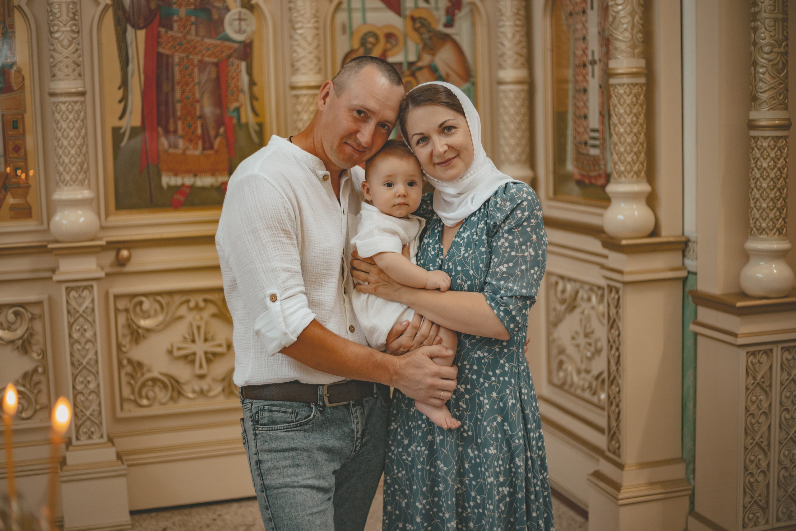 Таинство Крещения. Семейный и Детский фотограф в Краснодаре Дарья Насаченко