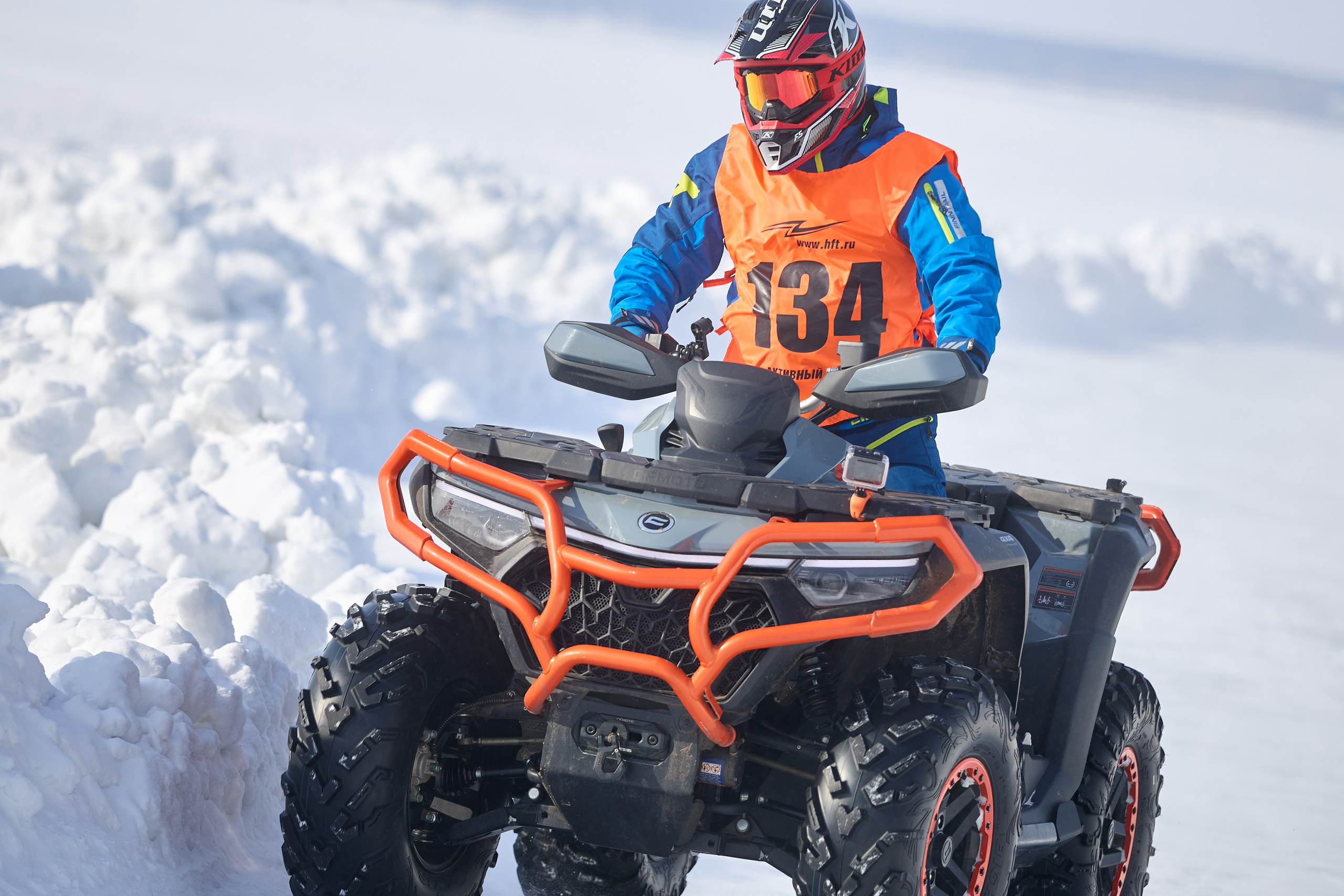 Топим Лёд — 2026. Соревнования на квадроциклах. Фотограф в Новосибирске Алена Скокова