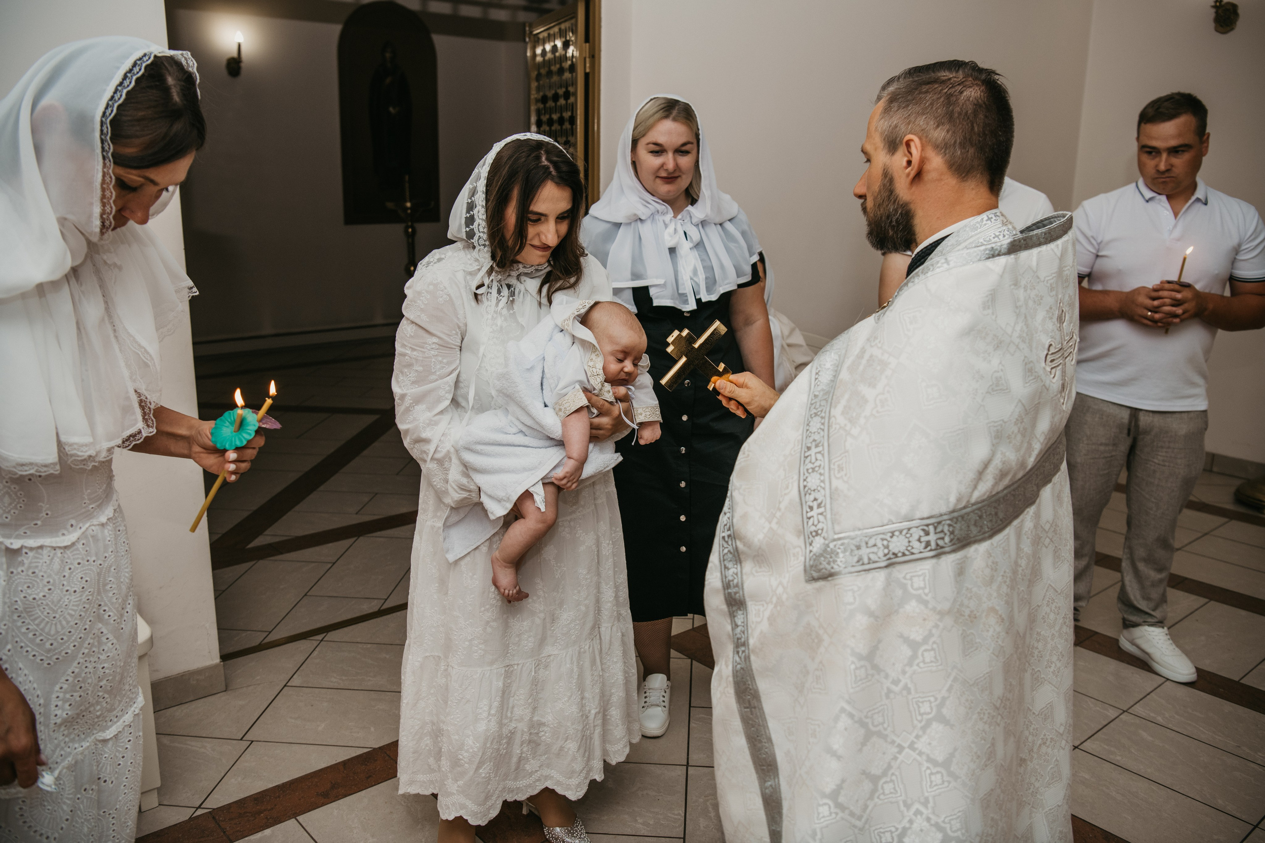 Крещение Евгения. Фотограф на выписку из роддома в Москве и МО