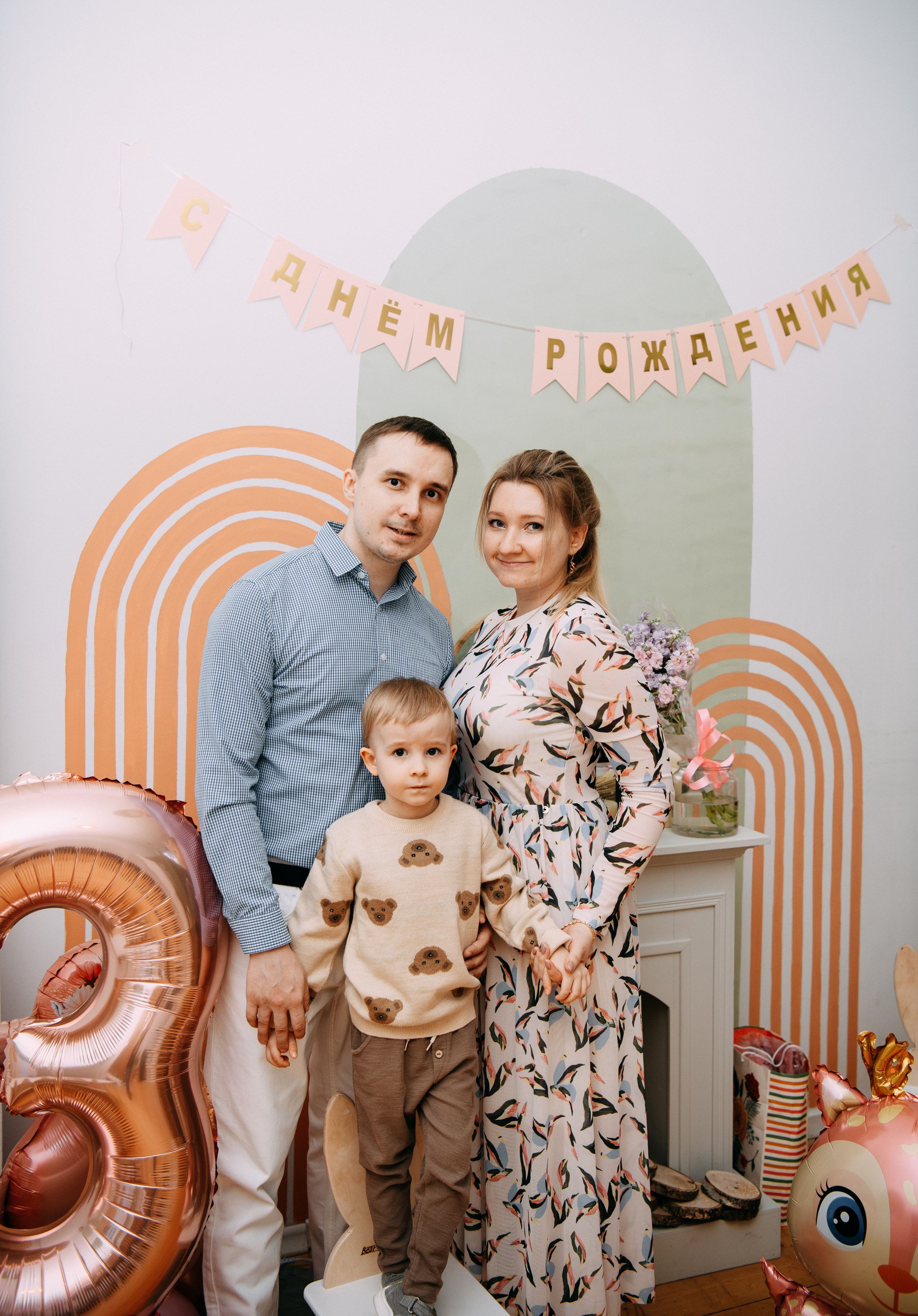 День рождения Анны Павловны. Фотограф на выписку из роддома в Москве и МО